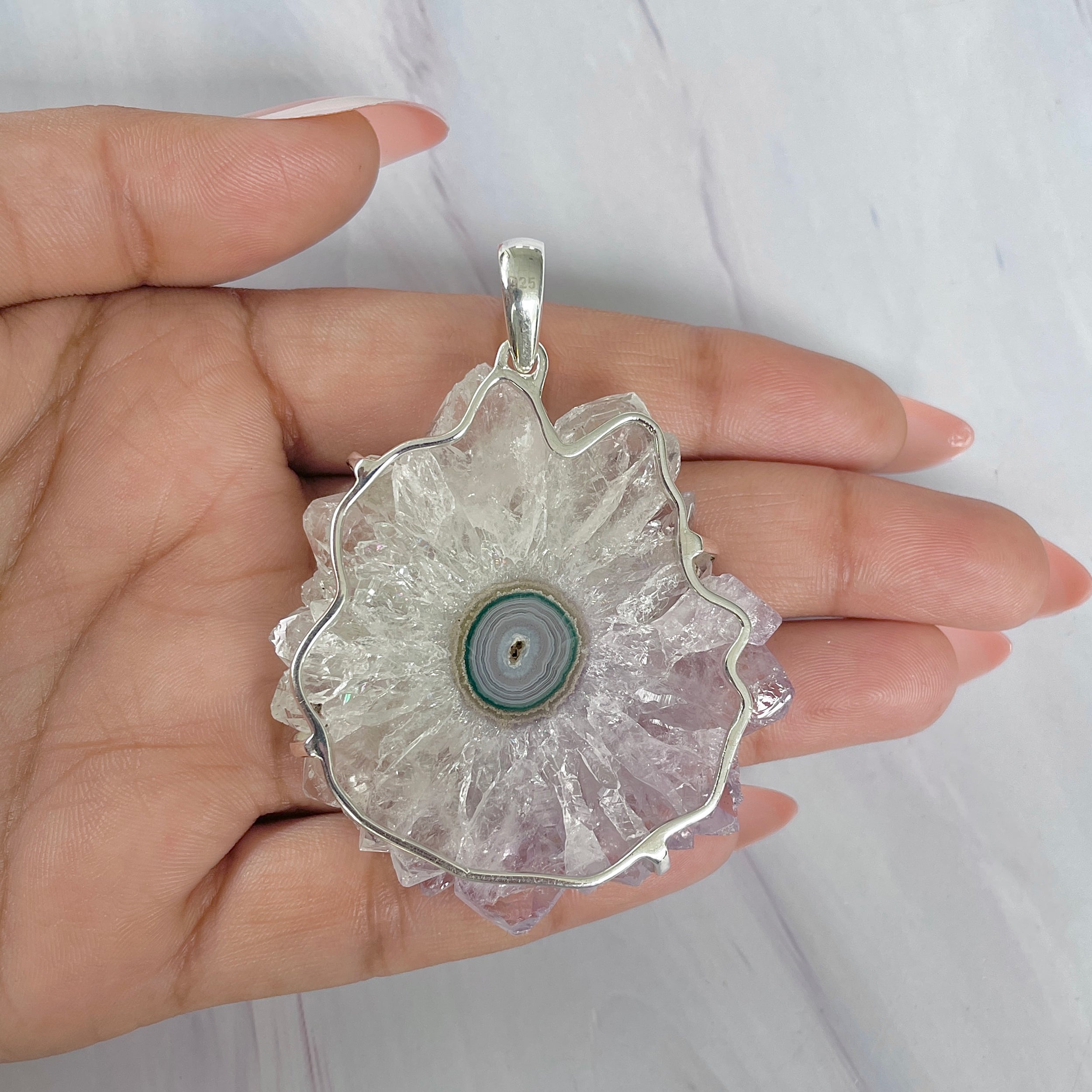 Amethyst Stalactite Pendant-(ASL-P-290.)
