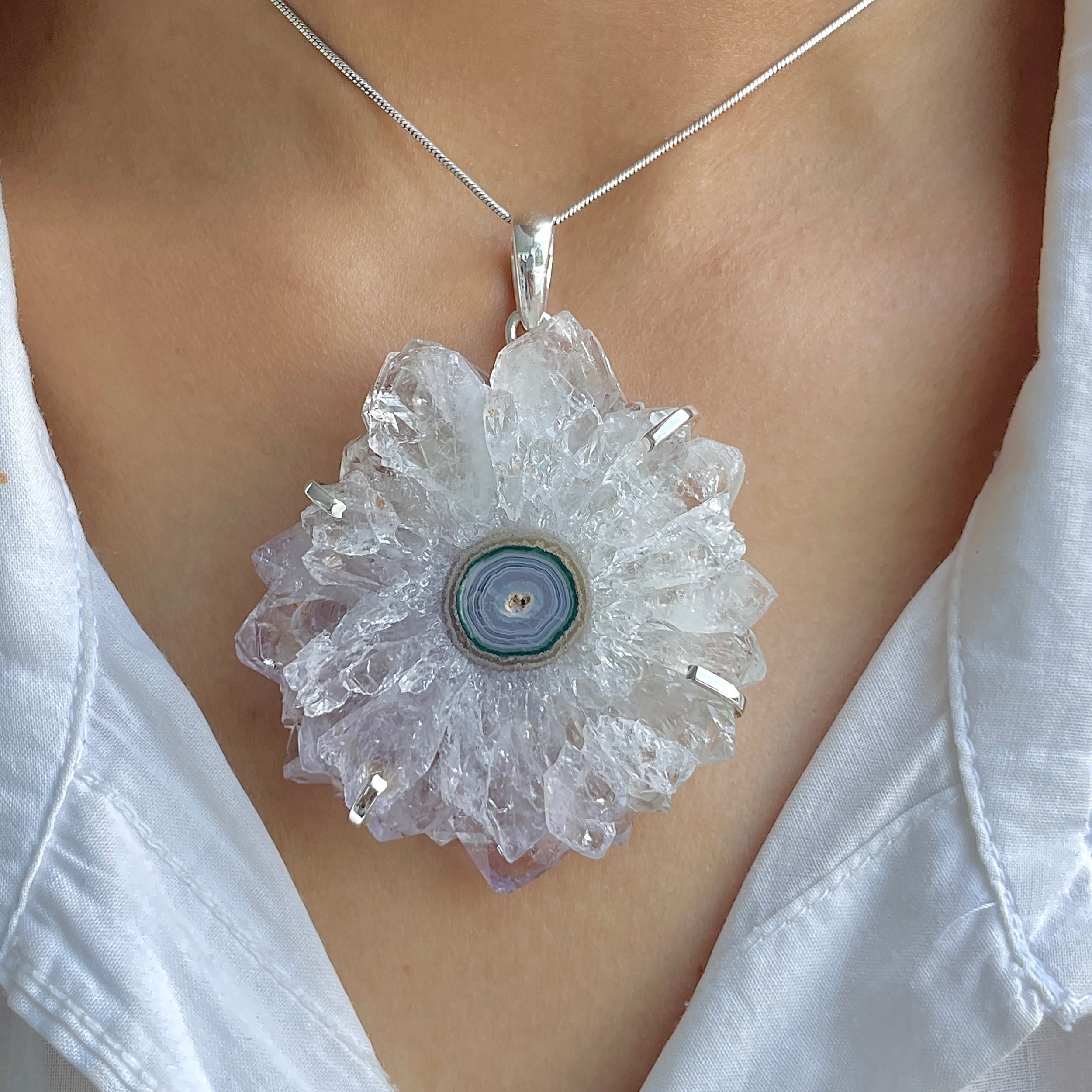 Amethyst Stalactite Pendant-(ASL-P-290.)