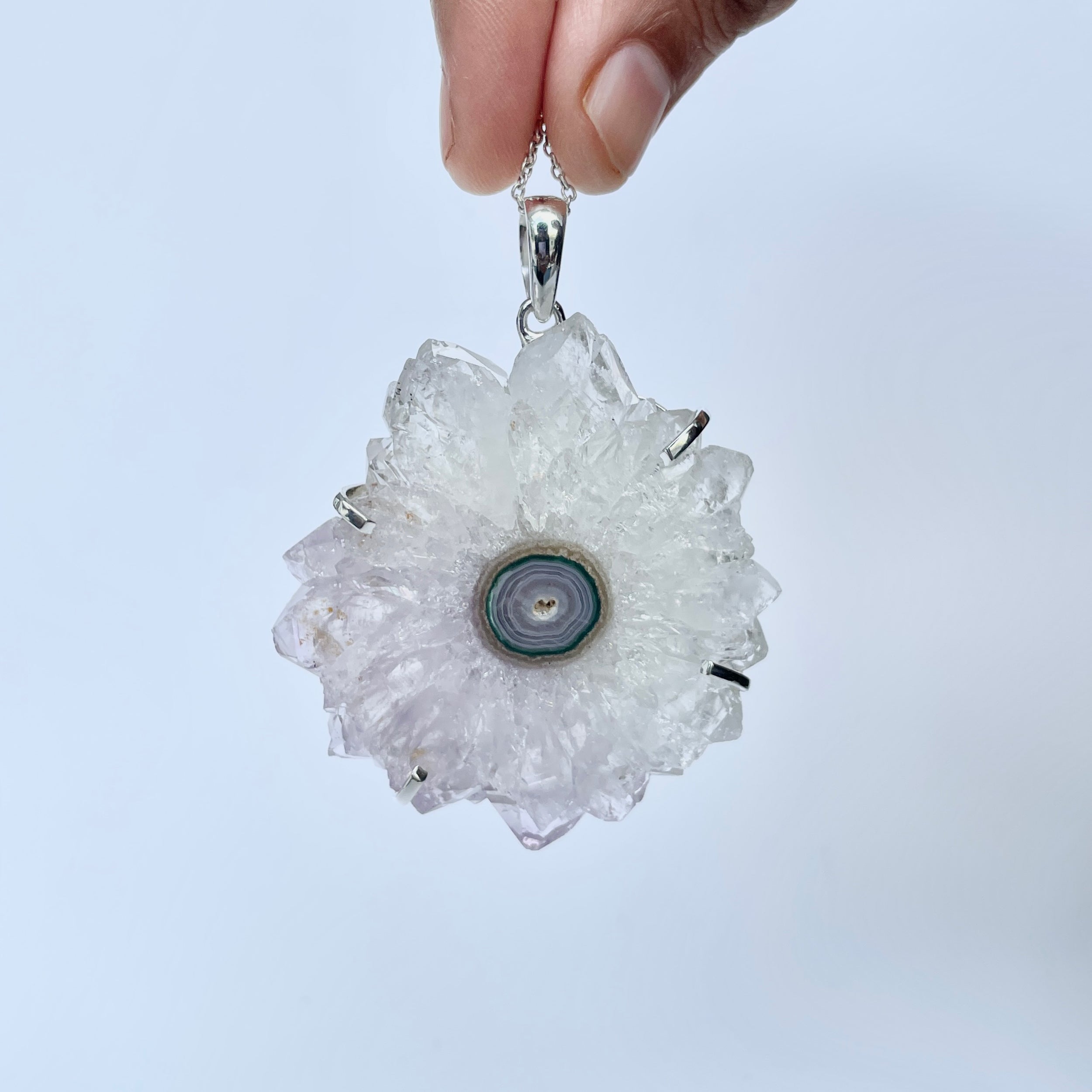 Amethyst Stalactite Pendant-(ASL-P-290.)