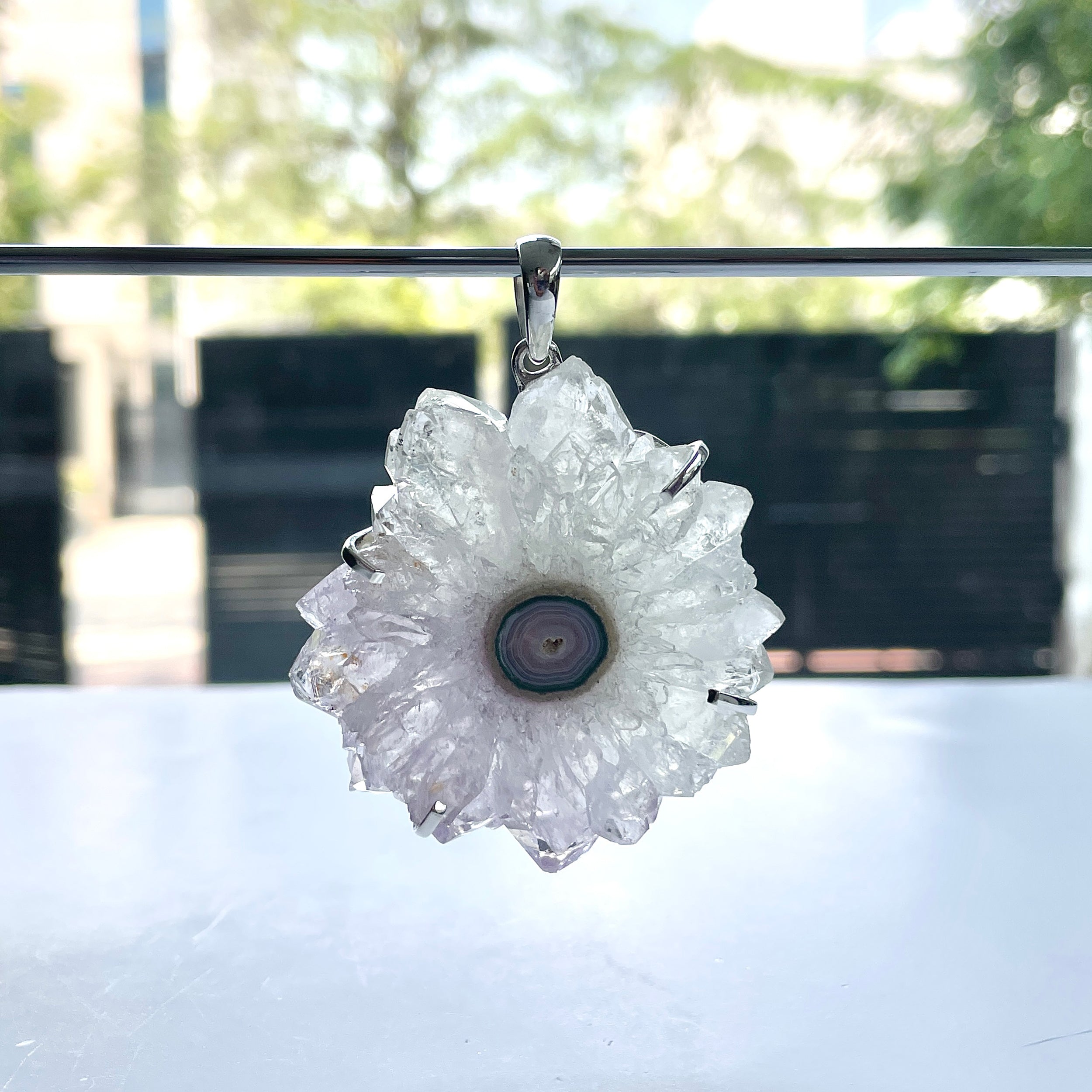Amethyst Stalactite Pendant-(ASL-P-290.)