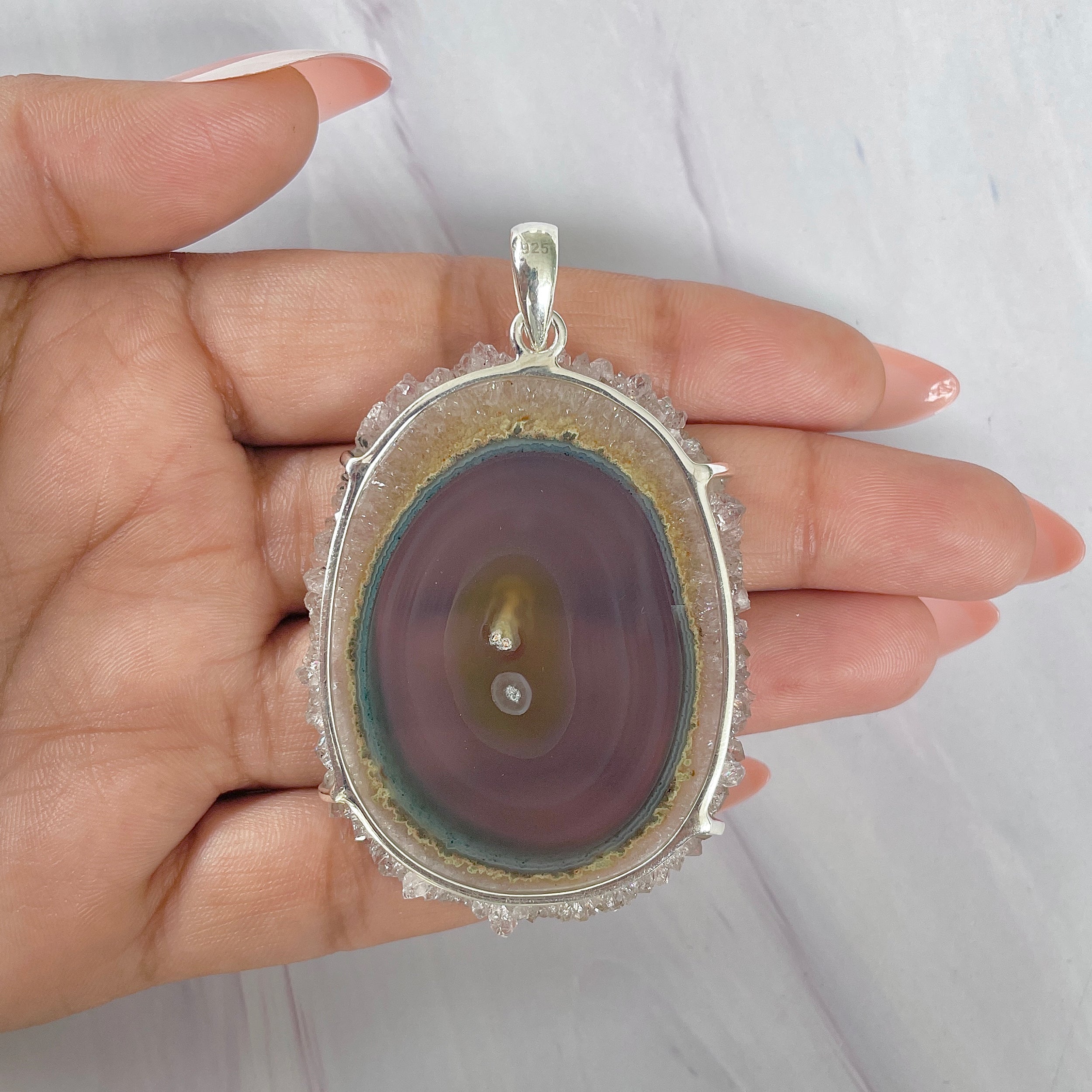 Amethyst Stalactite Pendant-(ASL-P-291.)