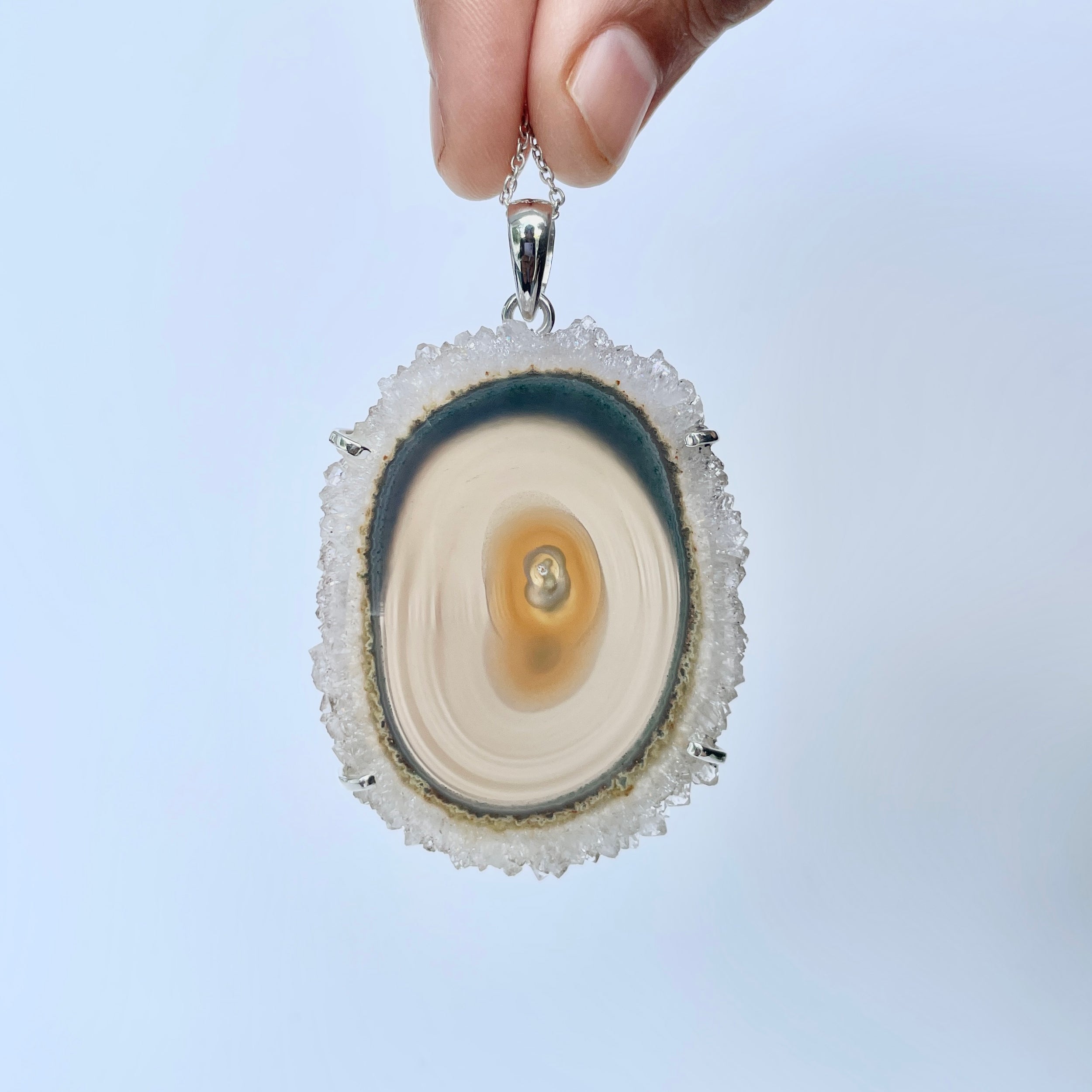 Amethyst Stalactite Pendant-(ASL-P-291.)