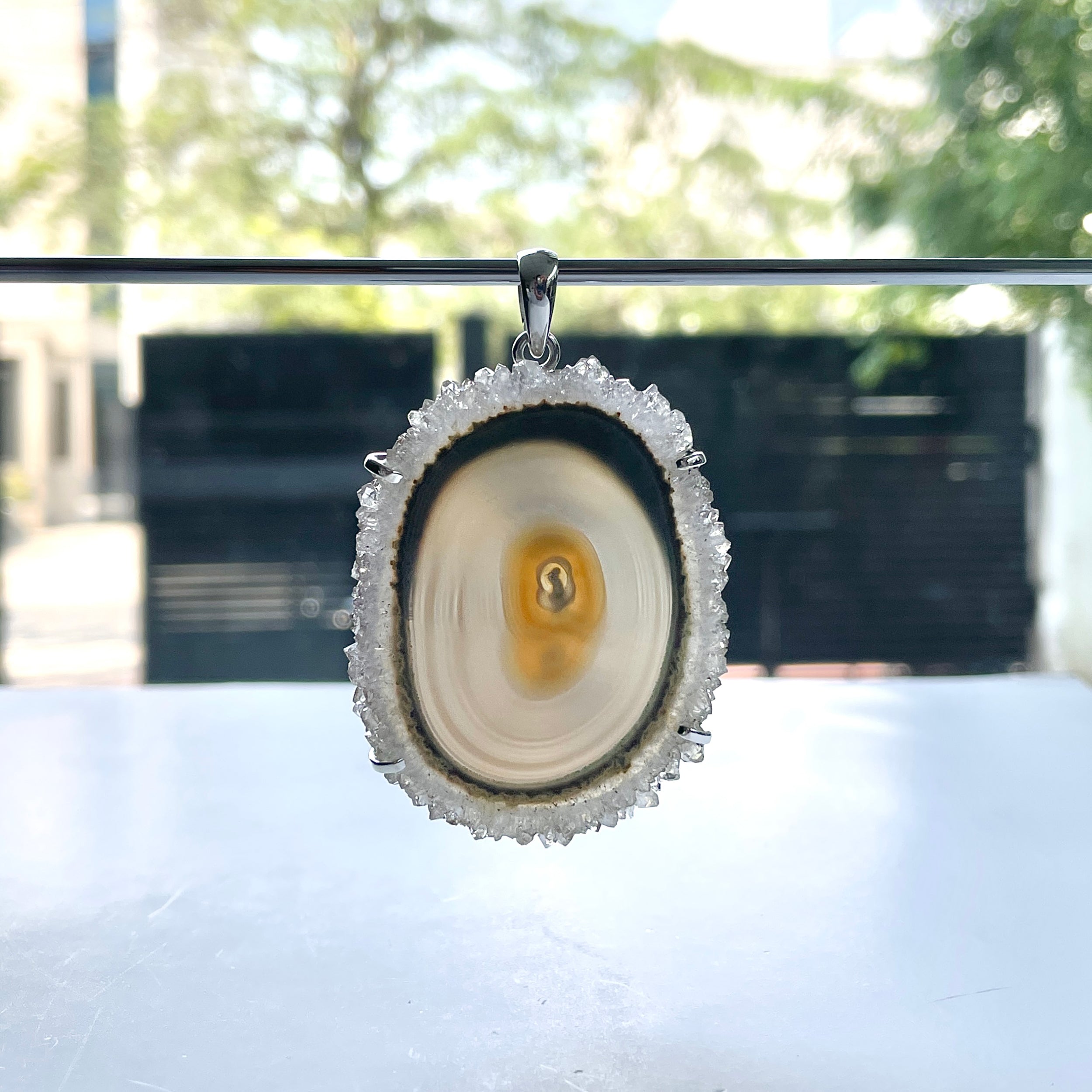 Amethyst Stalactite Pendant-(ASL-P-291.)