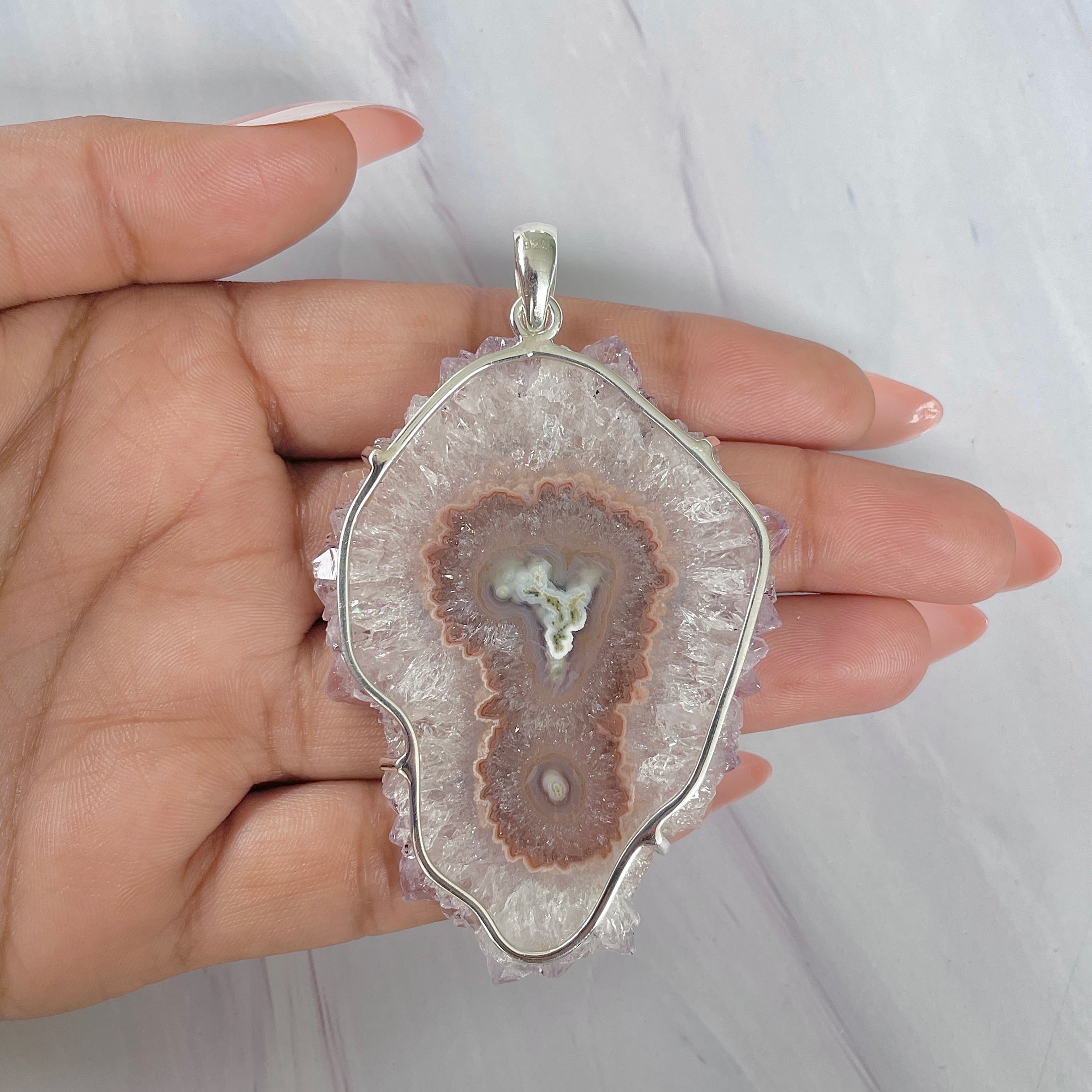 Amethyst Stalactite Pendant-(ASL-P-292.)