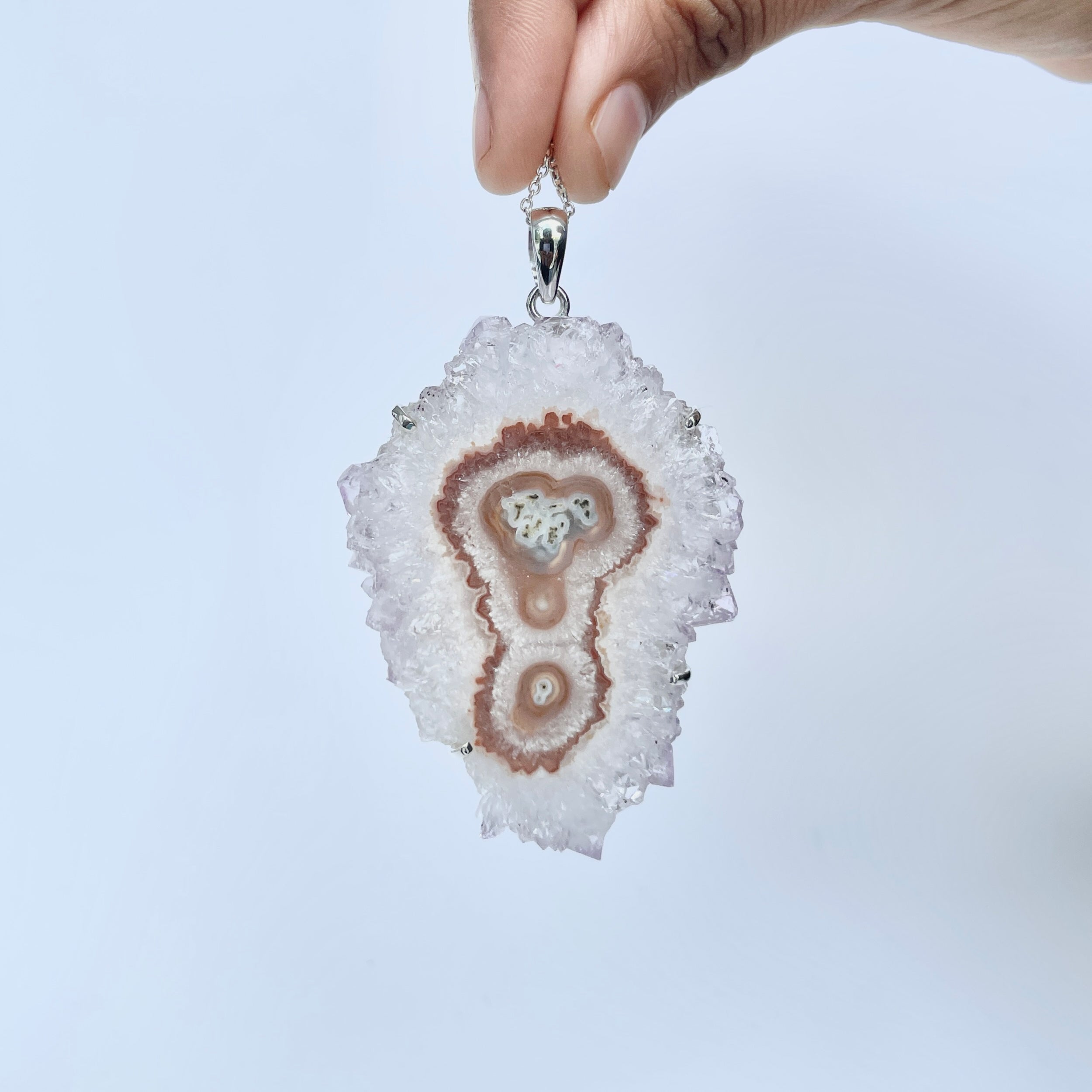 Amethyst Stalactite Pendant-(ASL-P-292.)