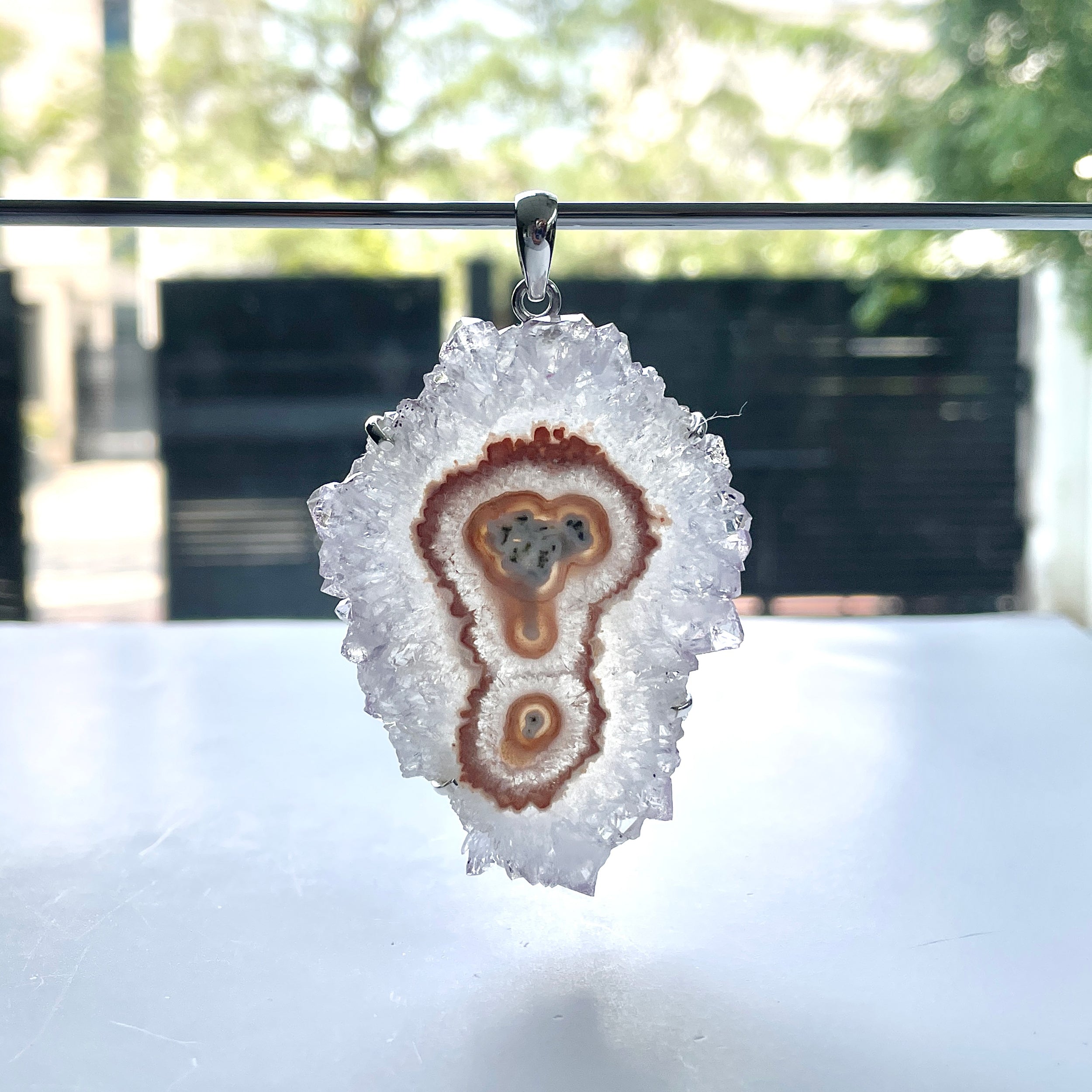 Amethyst Stalactite Pendant-(ASL-P-292.)