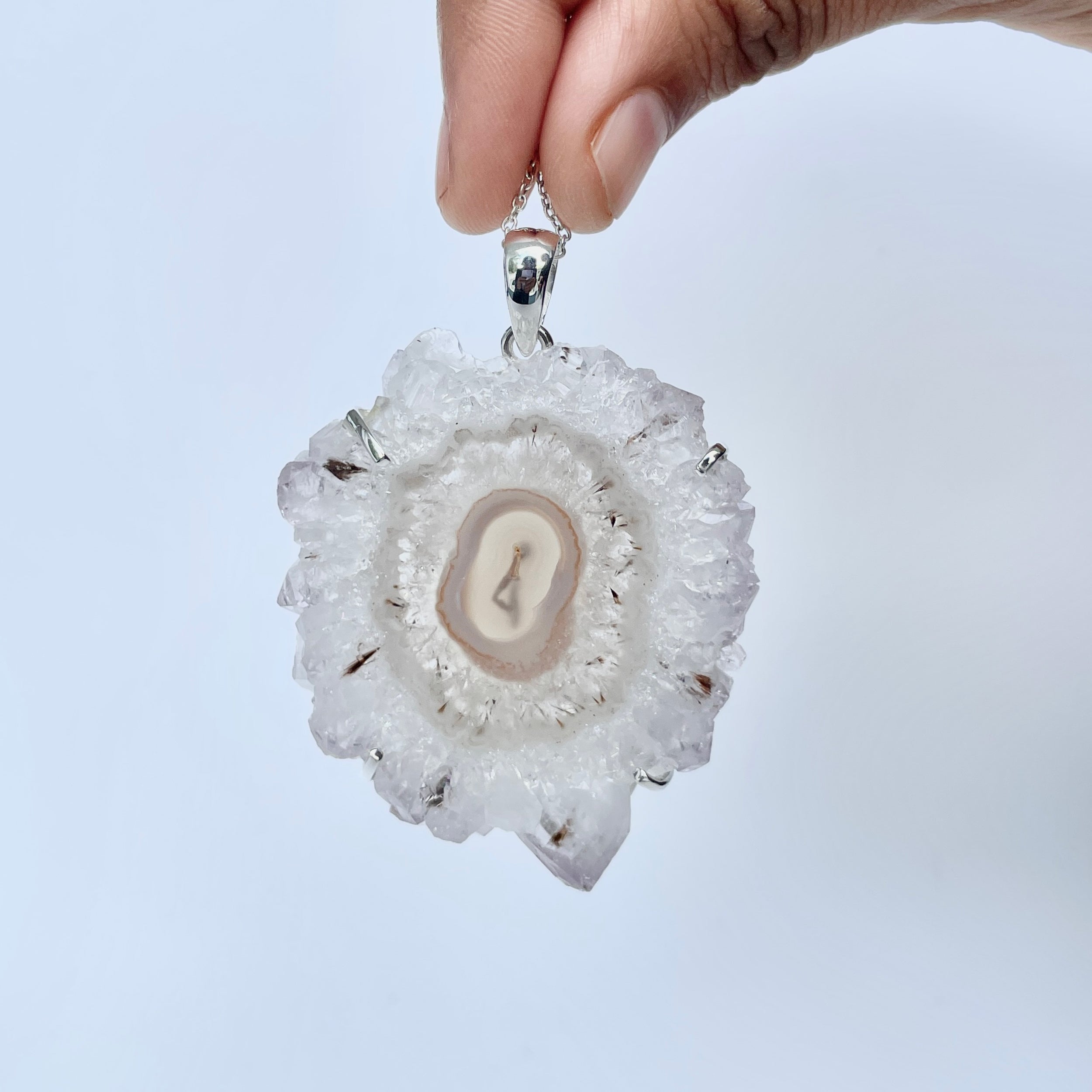 Amethyst Stalactite Pendant-(ASL-P-293.)