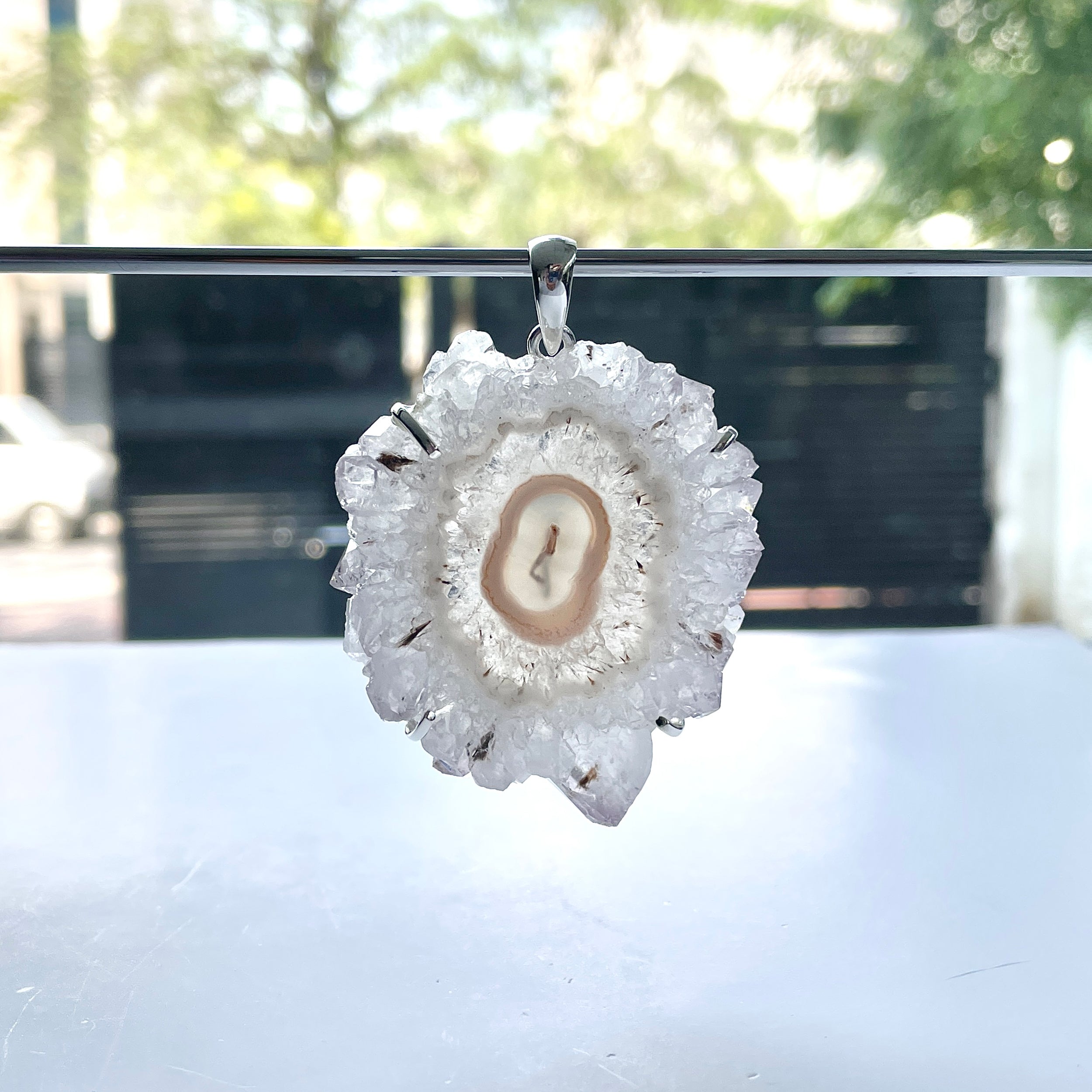 Amethyst Stalactite Pendant-(ASL-P-293.)