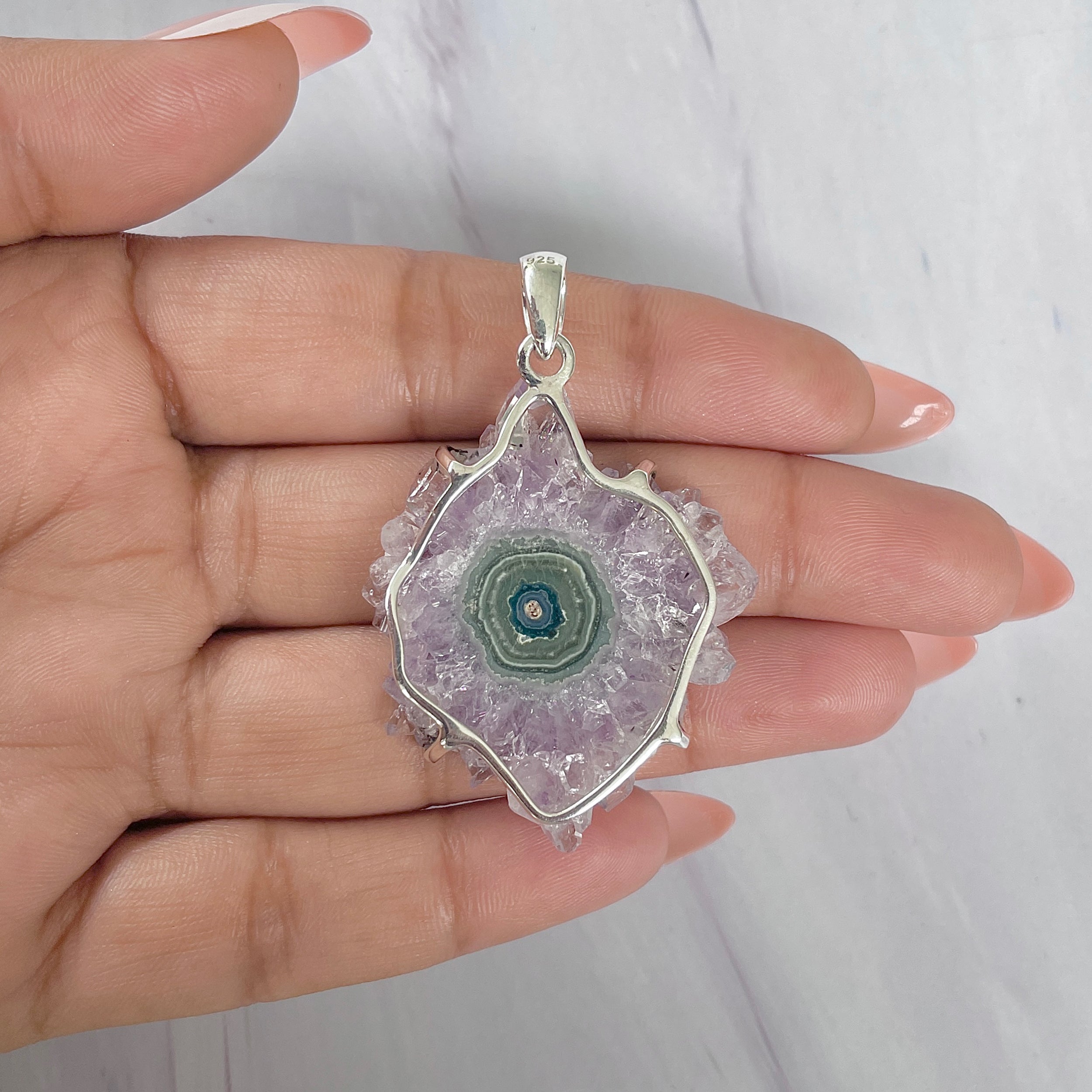 Amethyst Stalactite Pendant-(ASL-P-294.)