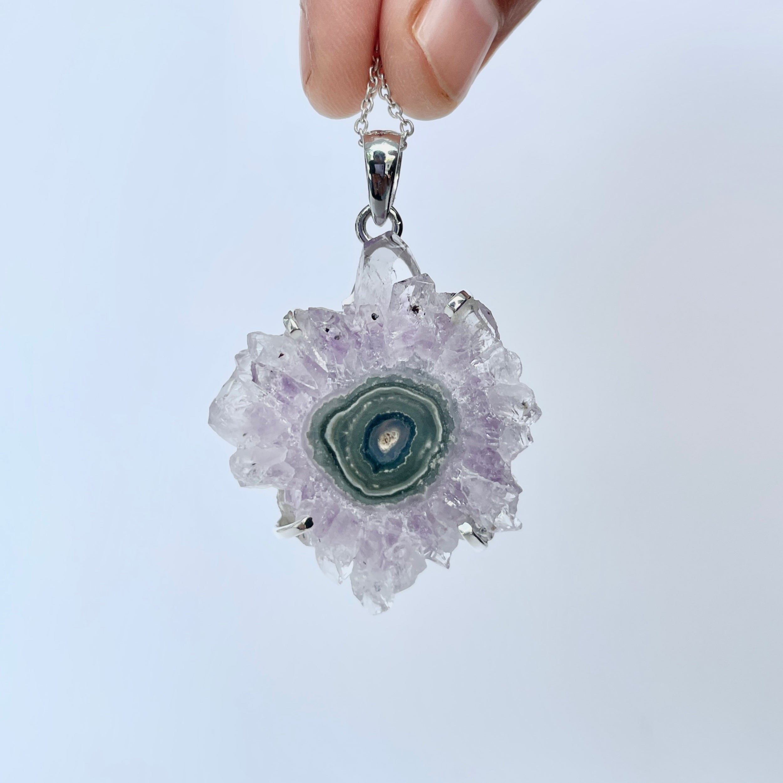 Amethyst Stalactite Pendant-(ASL-P-294.)