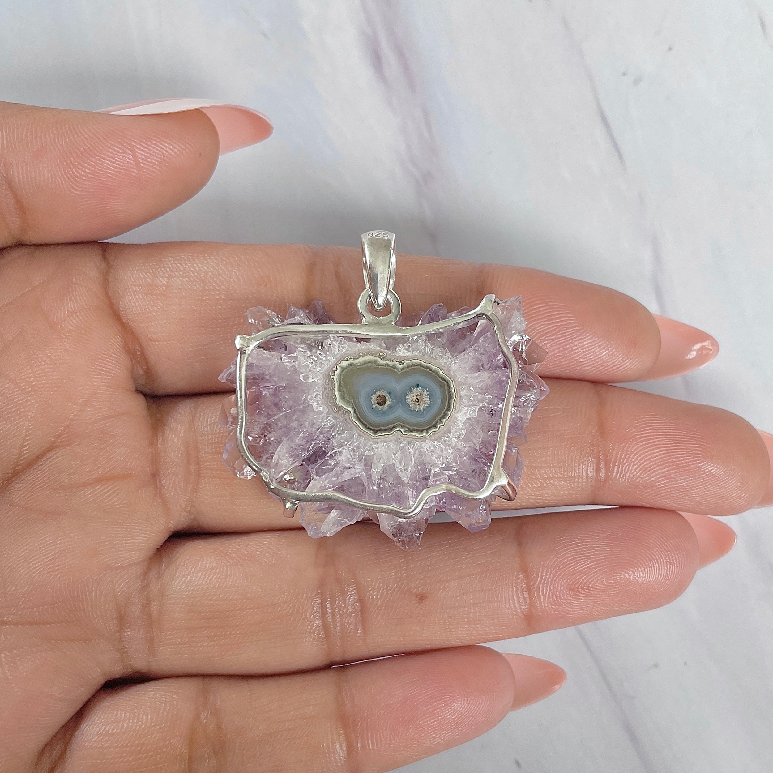 Amethyst Stalactite Pendant-(ASL-P-295.)