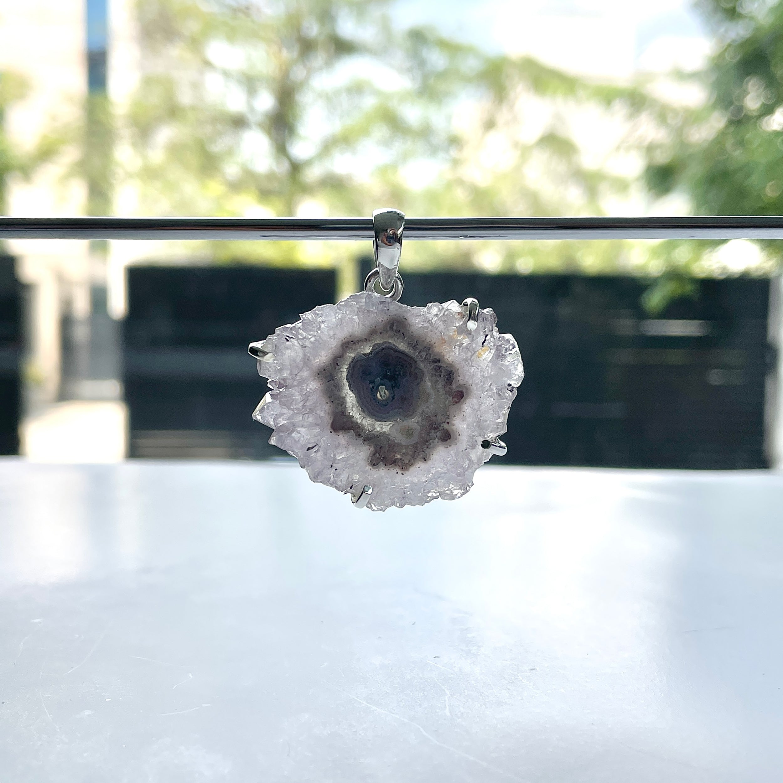 Amethyst Stalactite Pendant-(ASL-P-297.)