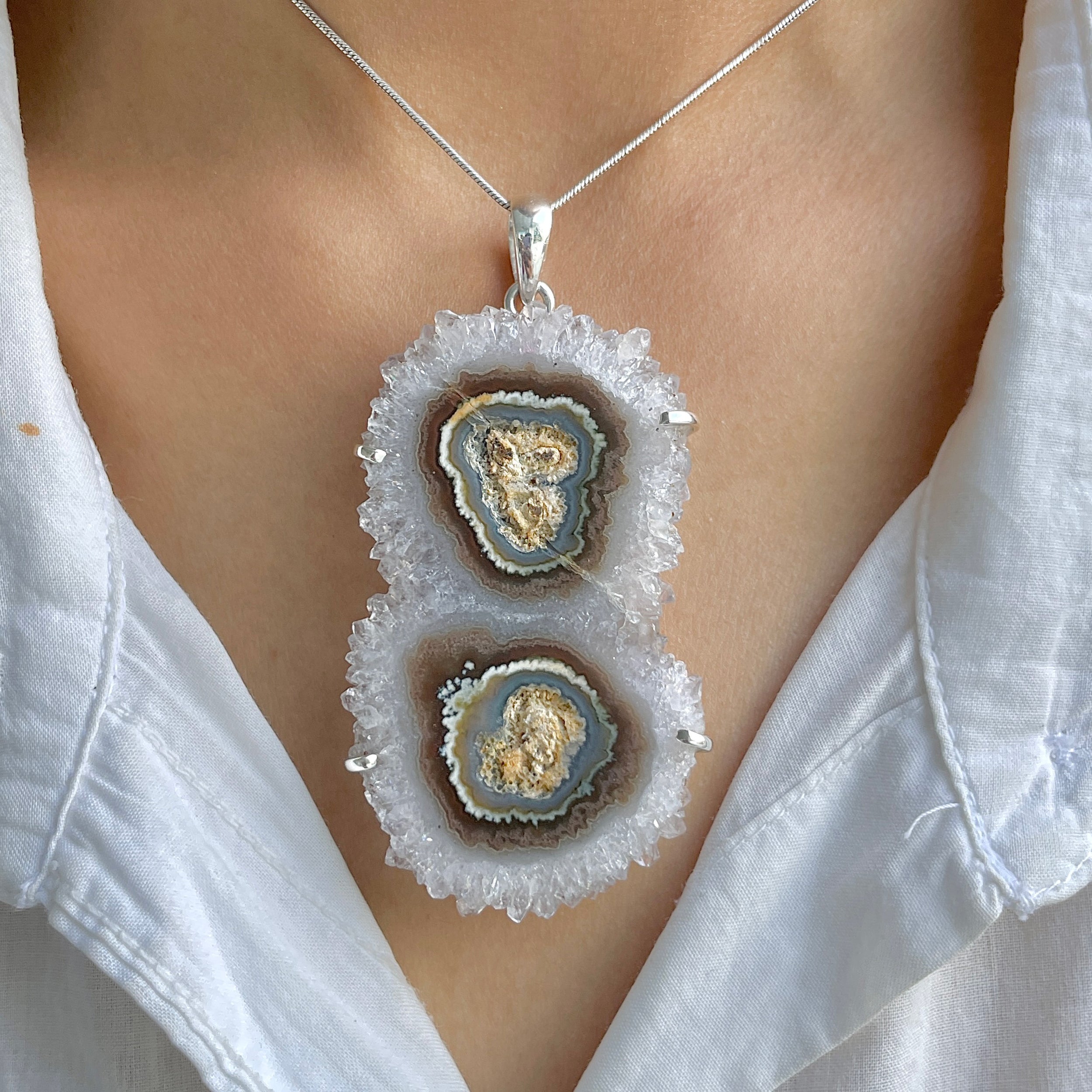 Amethyst Stalactite Pendant-(ASL-P-299.)