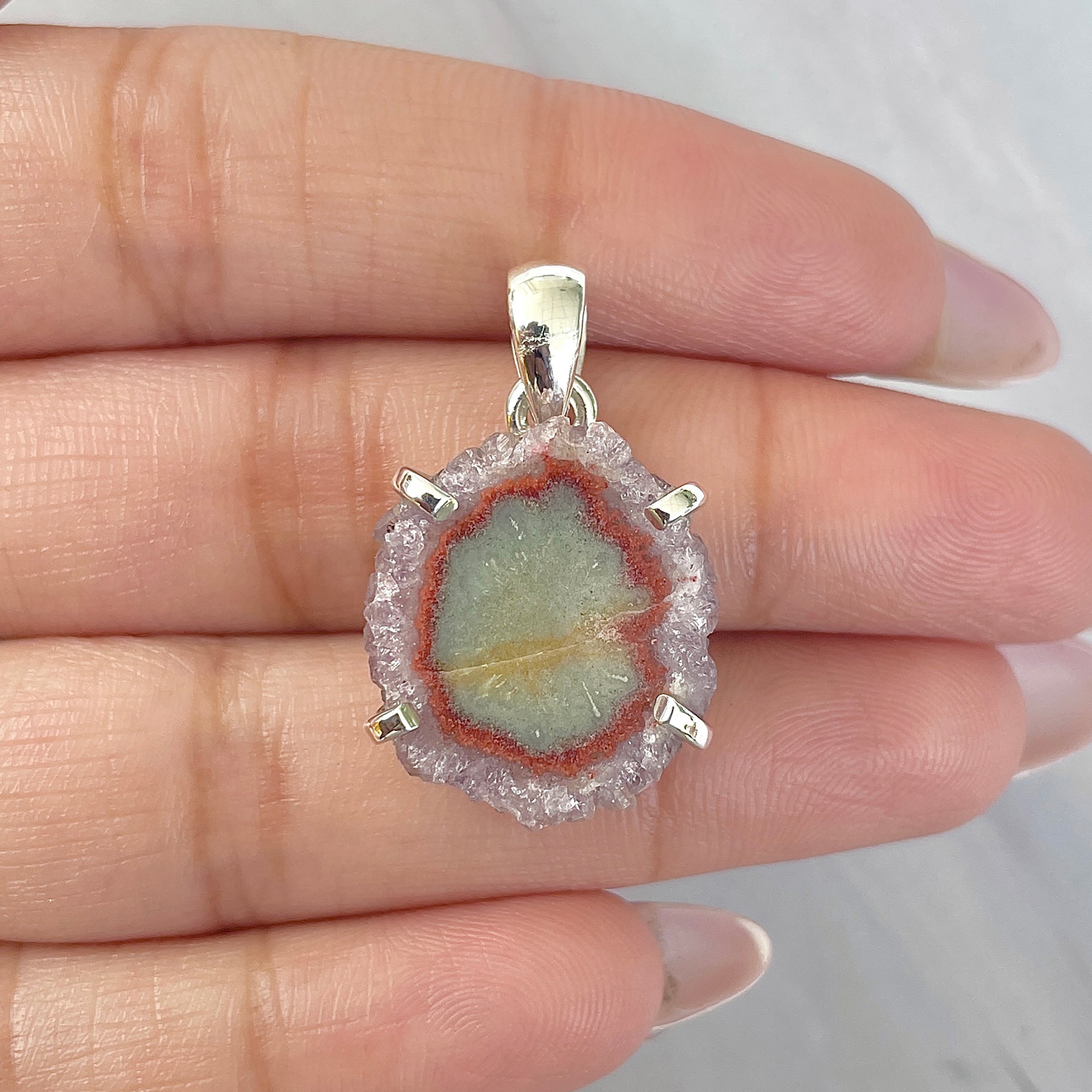 Amethyst Stalactite Pendant-(ASL-P-3.)