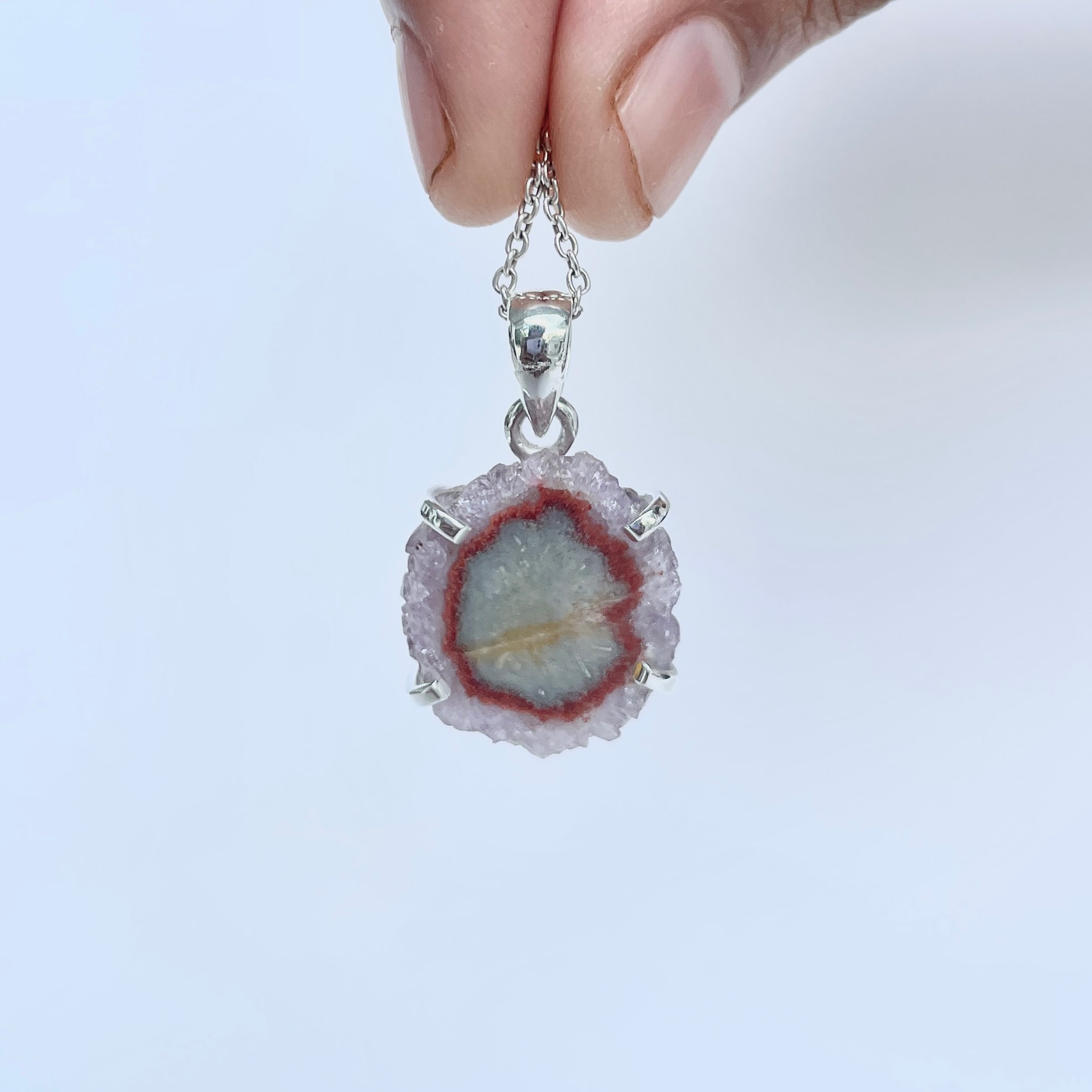 Amethyst Stalactite Pendant-(ASL-P-3.)