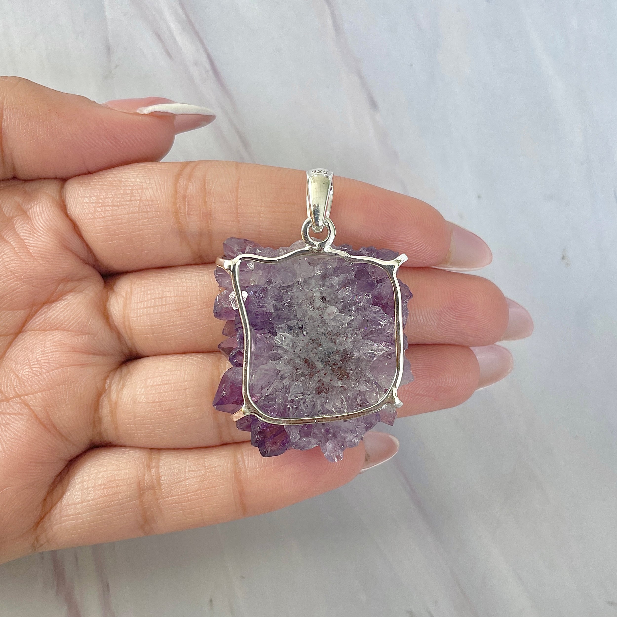 Amethyst Stalactite Pendant-(ASL-P-30.)