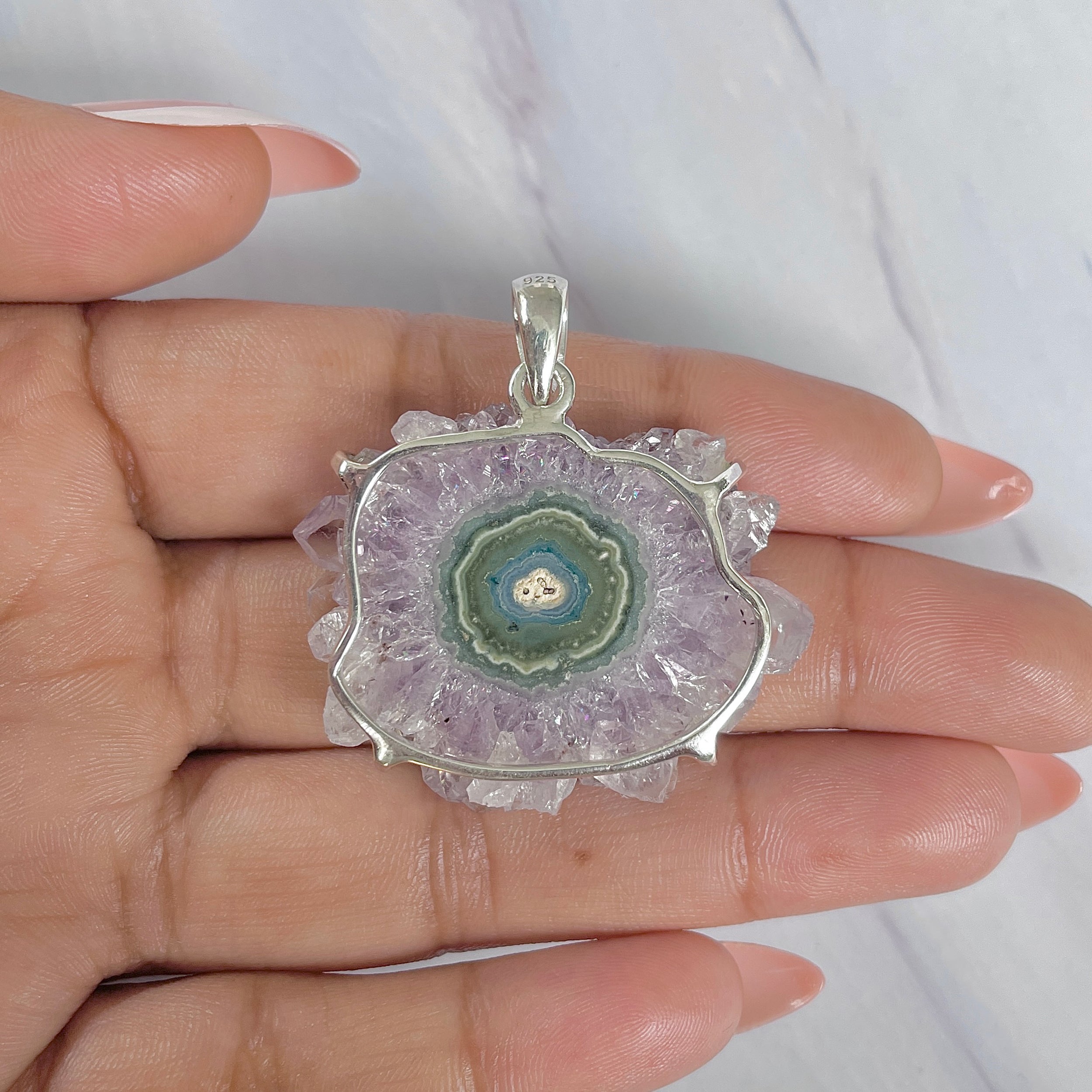 Amethyst Stalactite Pendant-(ASL-P-300.)