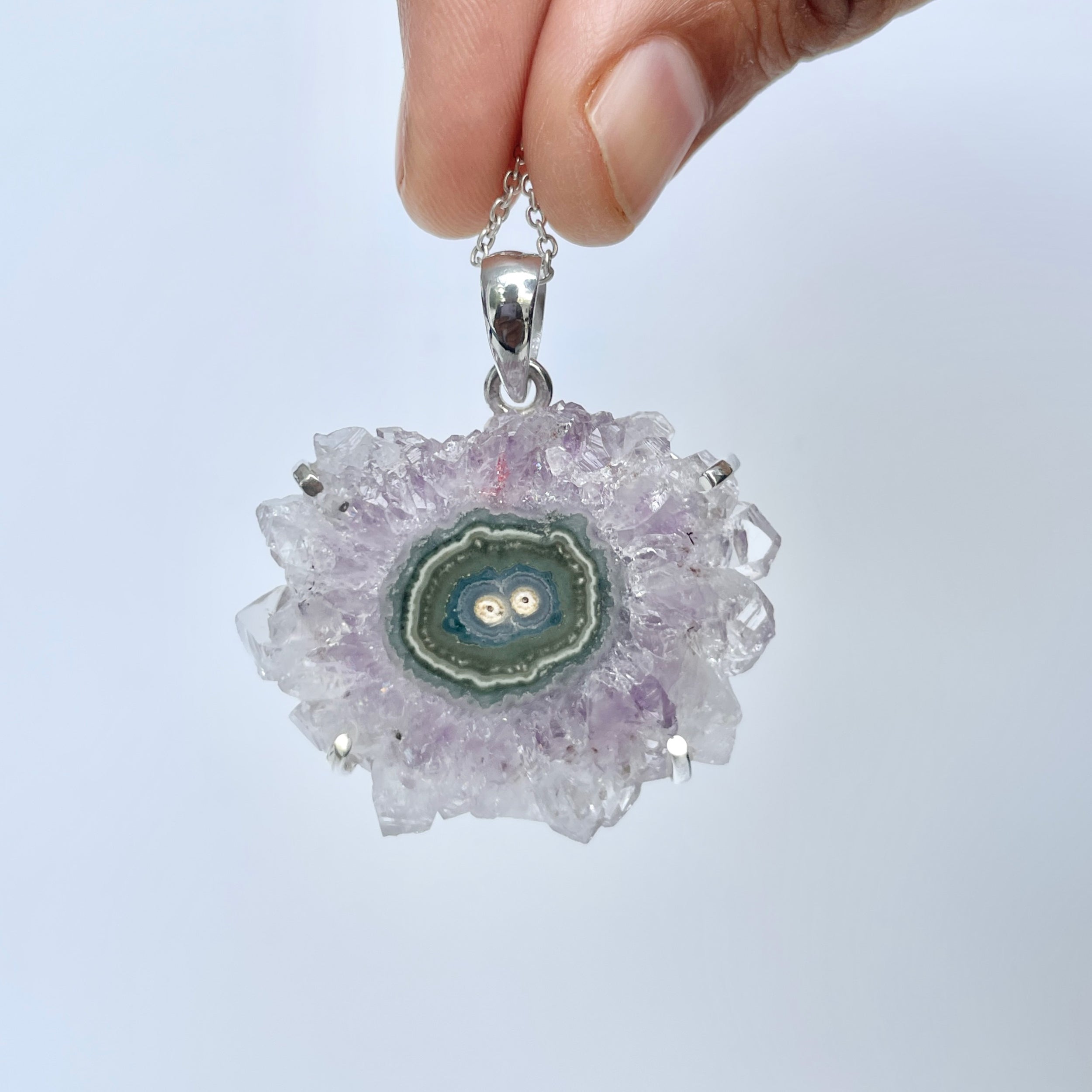 Amethyst Stalactite Pendant-(ASL-P-300.)