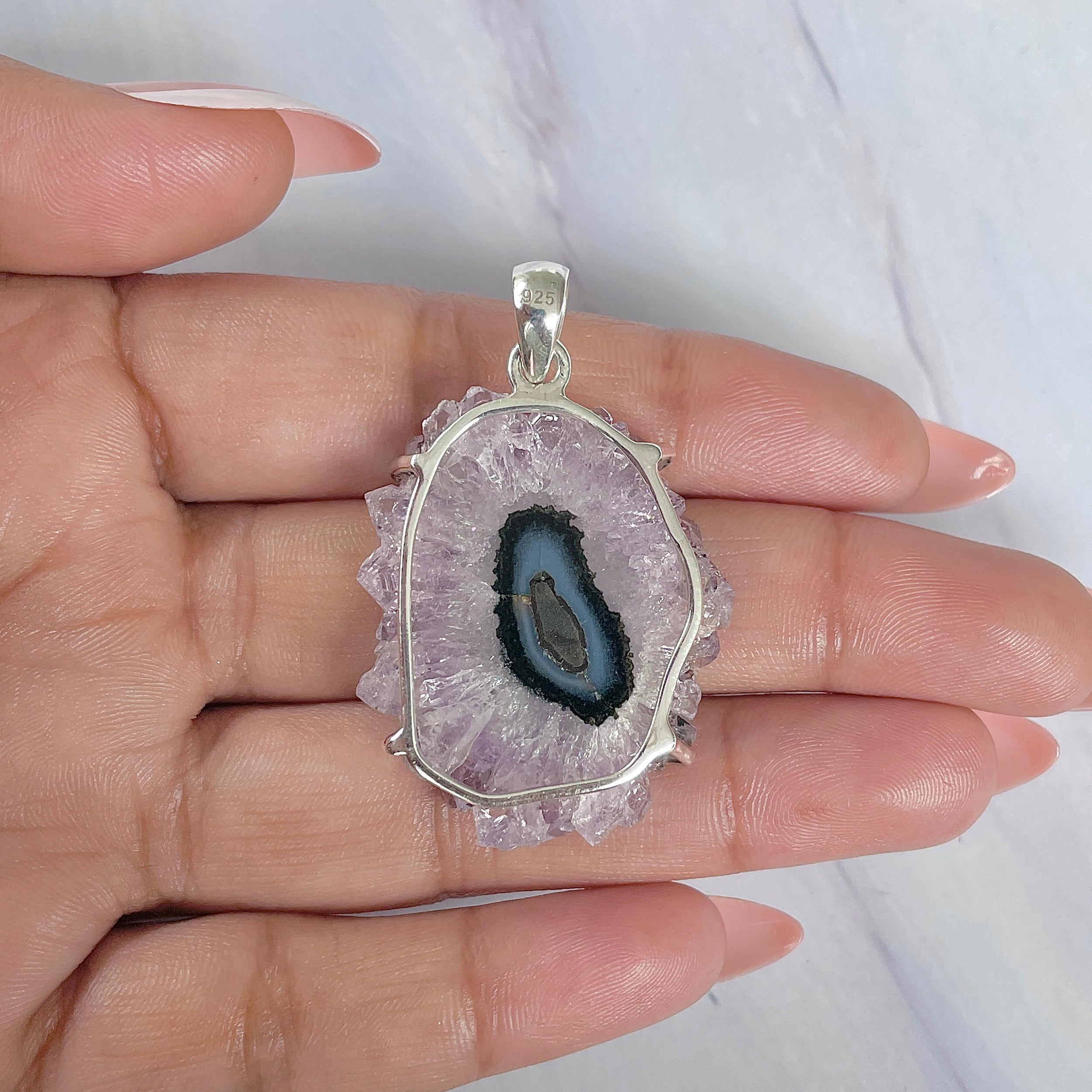 Amethyst Stalactite Pendant-(ASL-P-301.)