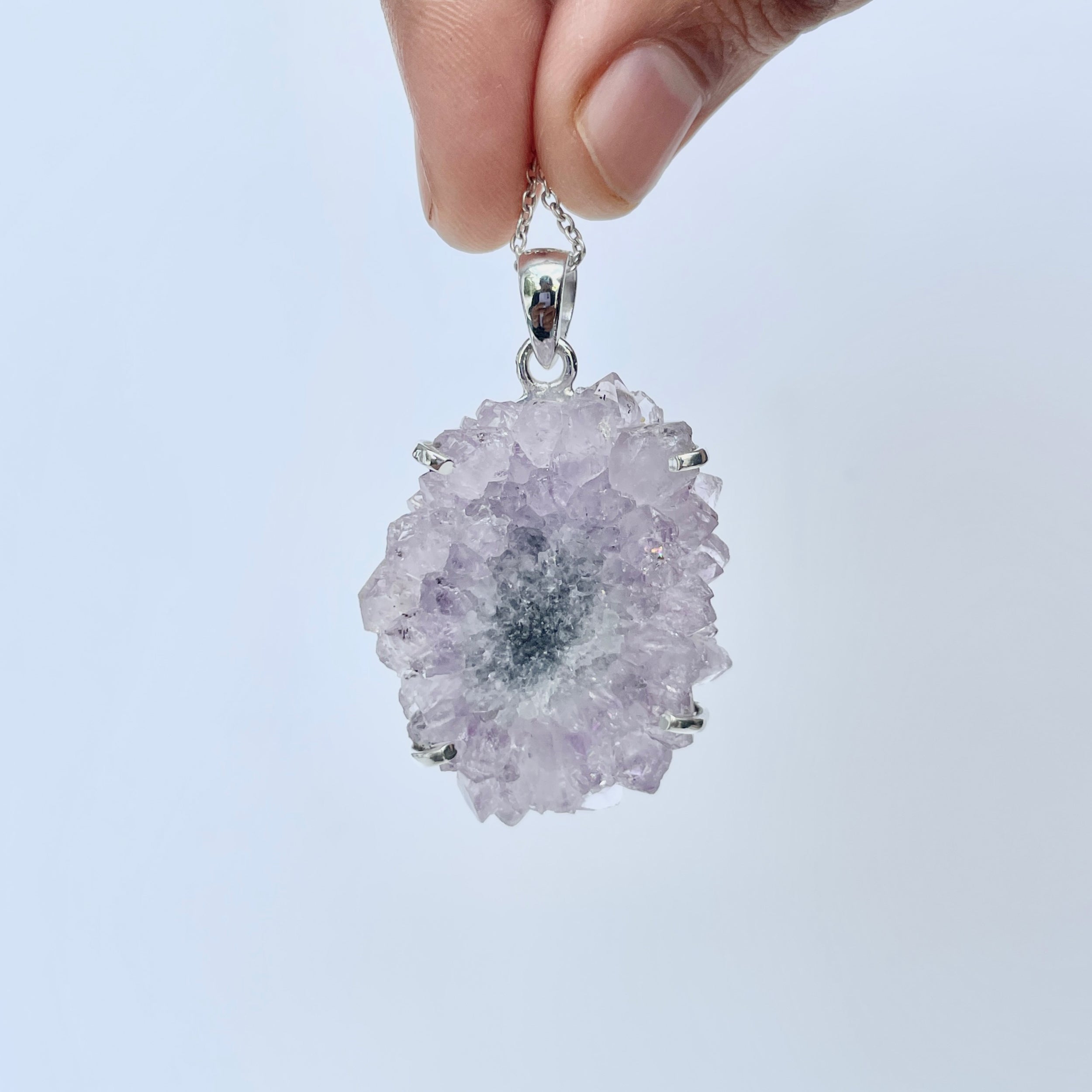 Amethyst Stalactite Pendant-(ASL-P-301.)