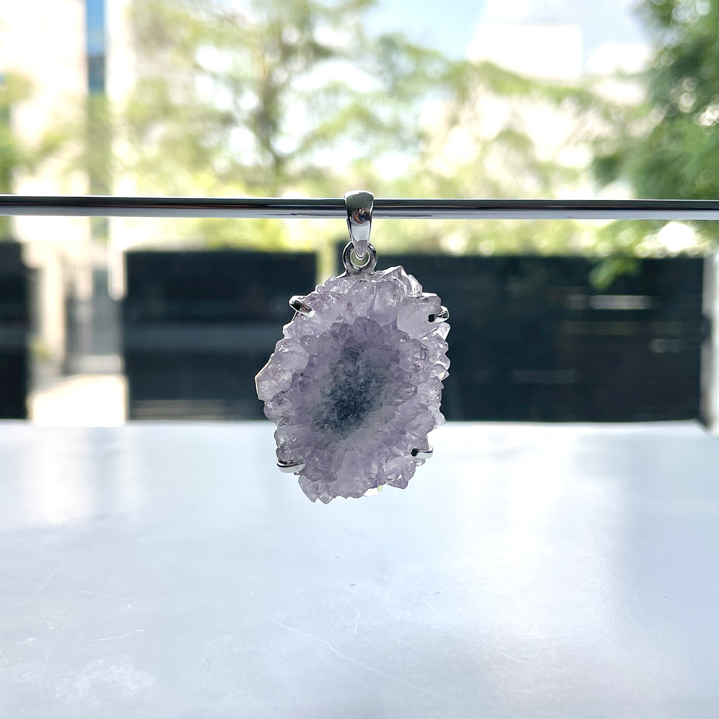 Amethyst Stalactite Pendant-(ASL-P-301.)