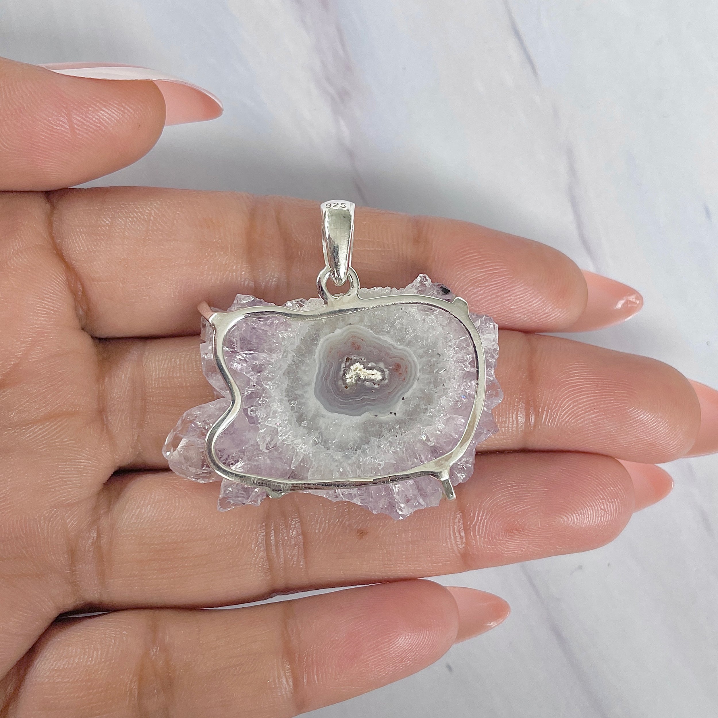 Amethyst Stalactite Pendant-(ASL-P-302.)