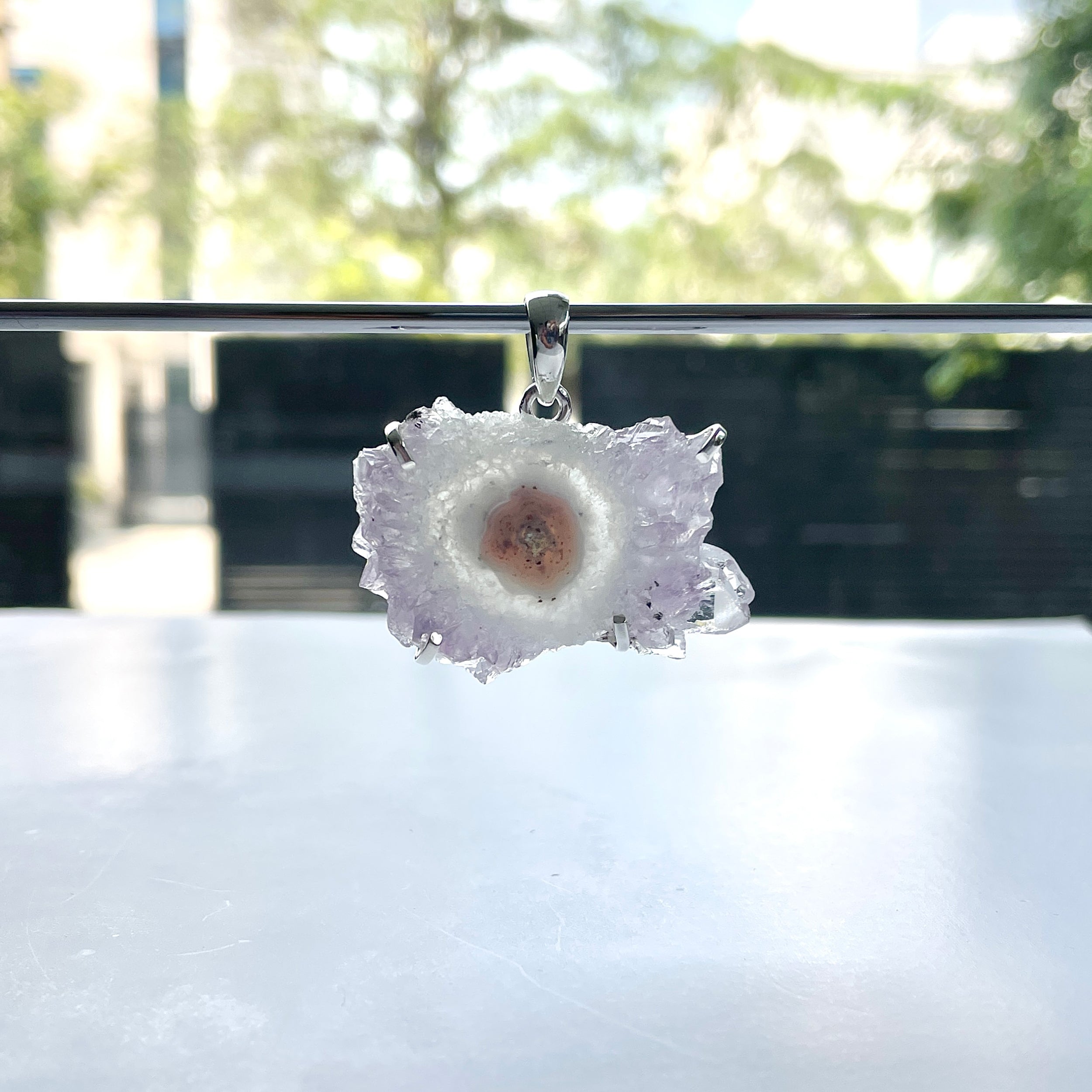 Amethyst Stalactite Pendant-(ASL-P-302.)