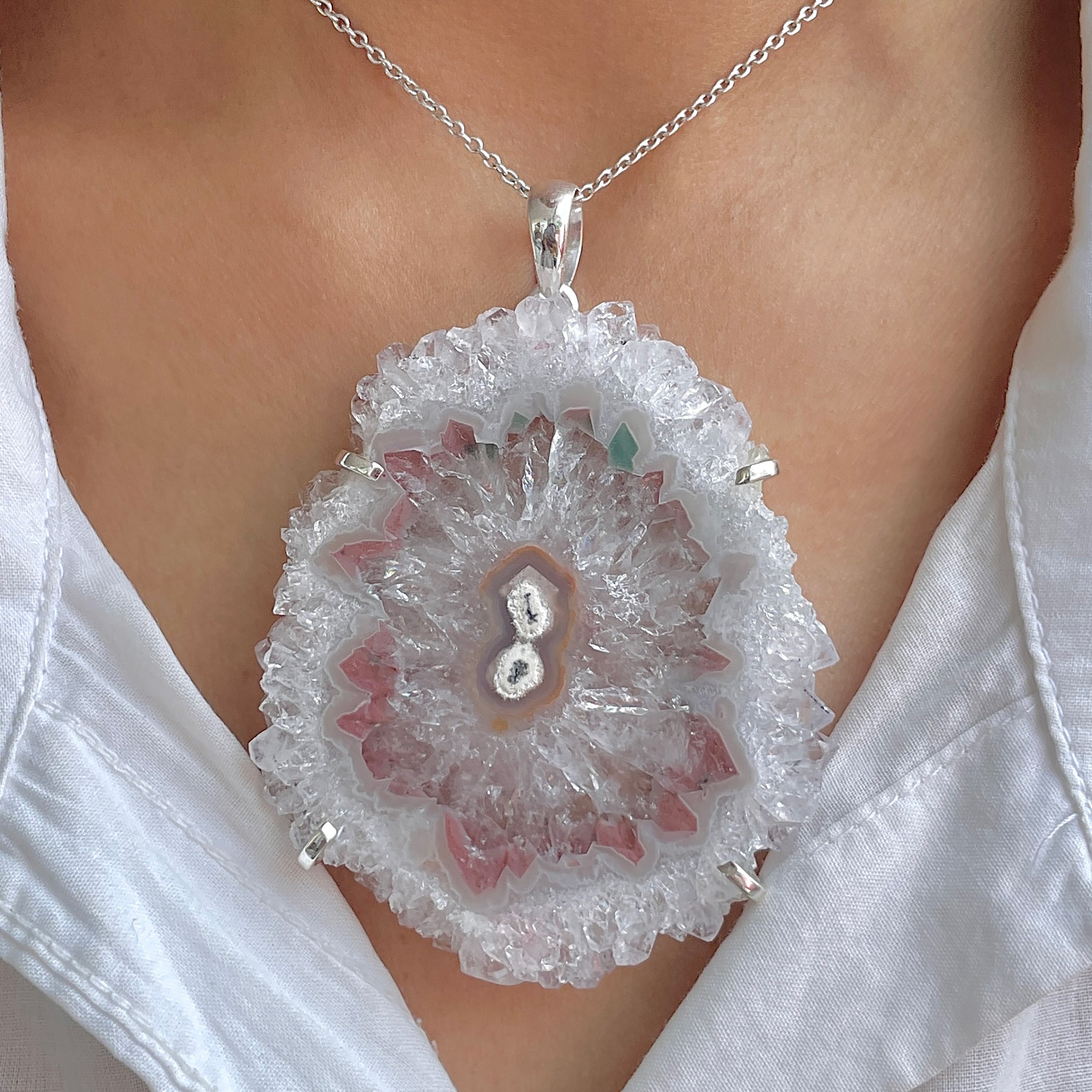 Amethyst Stalactite Pendant-(ASL-P-308.)