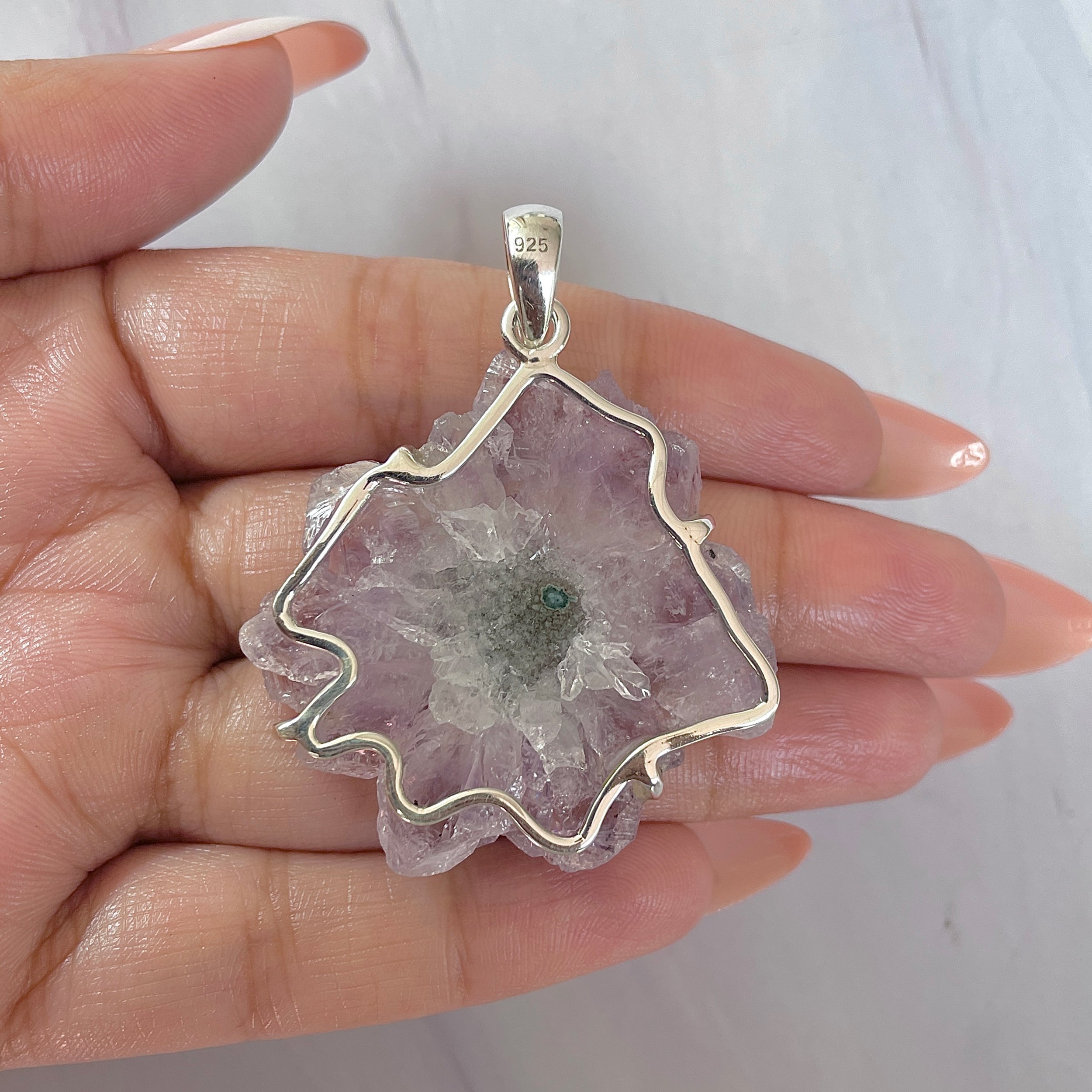 Amethyst Stalactite Pendant-(ASL-P-313.)
