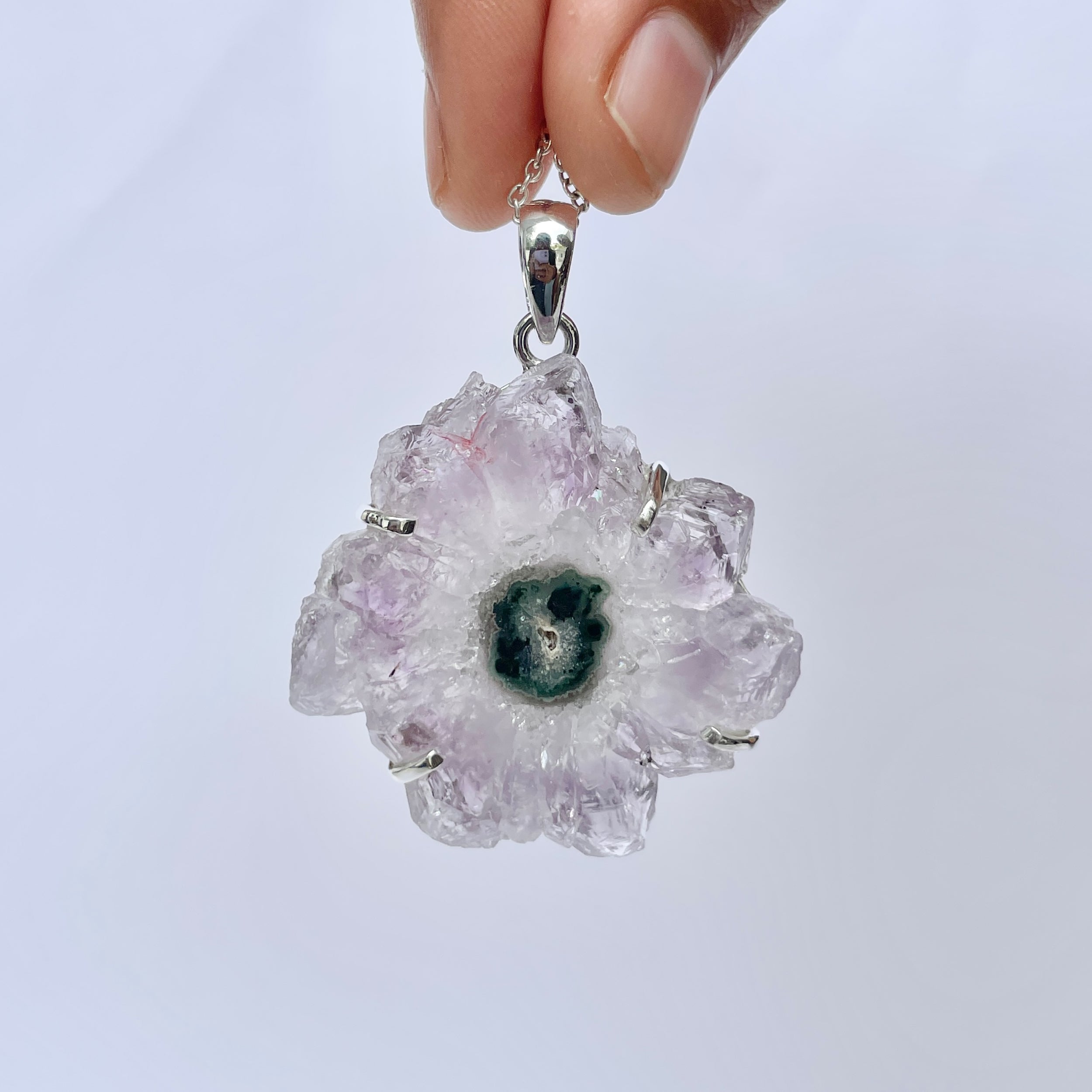 Amethyst Stalactite Pendant-(ASL-P-313.)