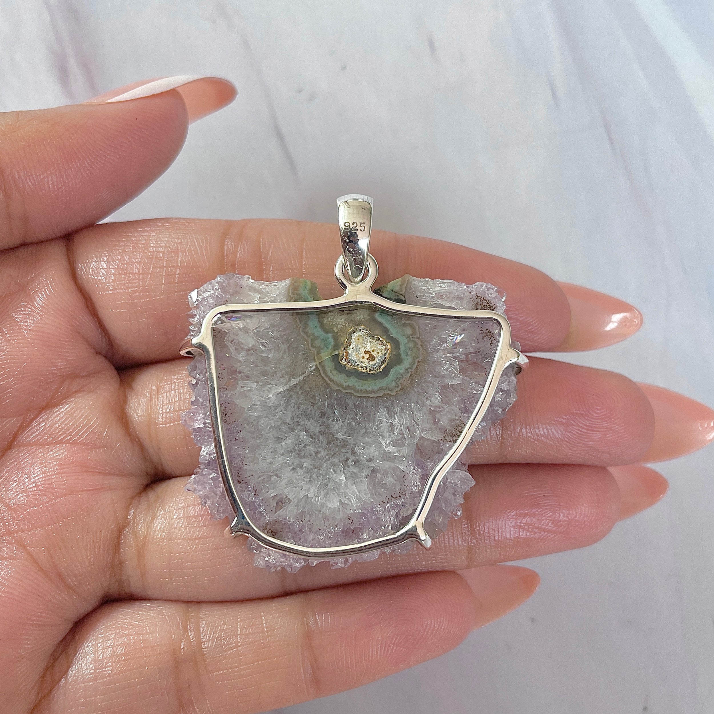 Amethyst Stalactite Pendant-(ASL-P-314.)