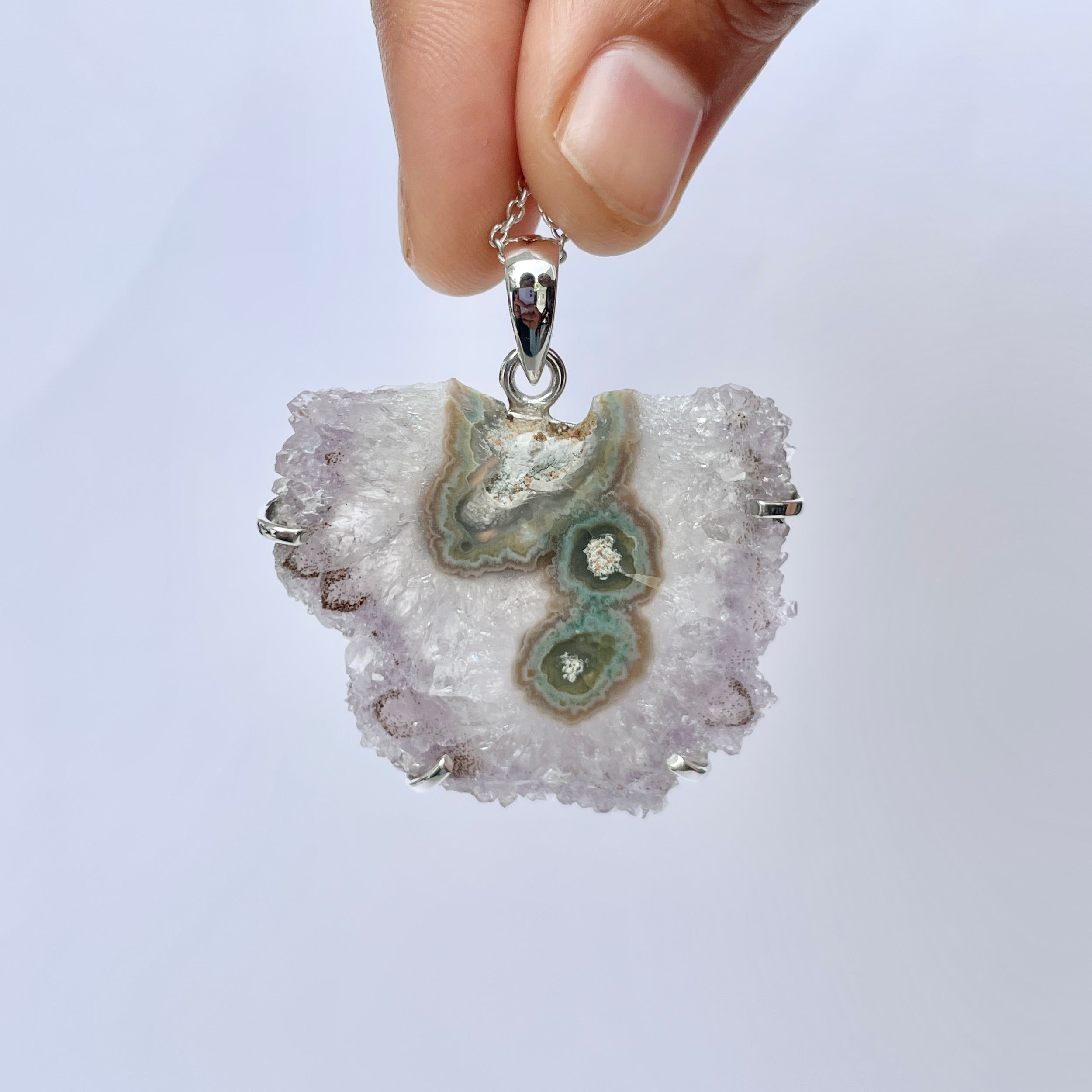 Amethyst Stalactite Pendant-(ASL-P-314.)