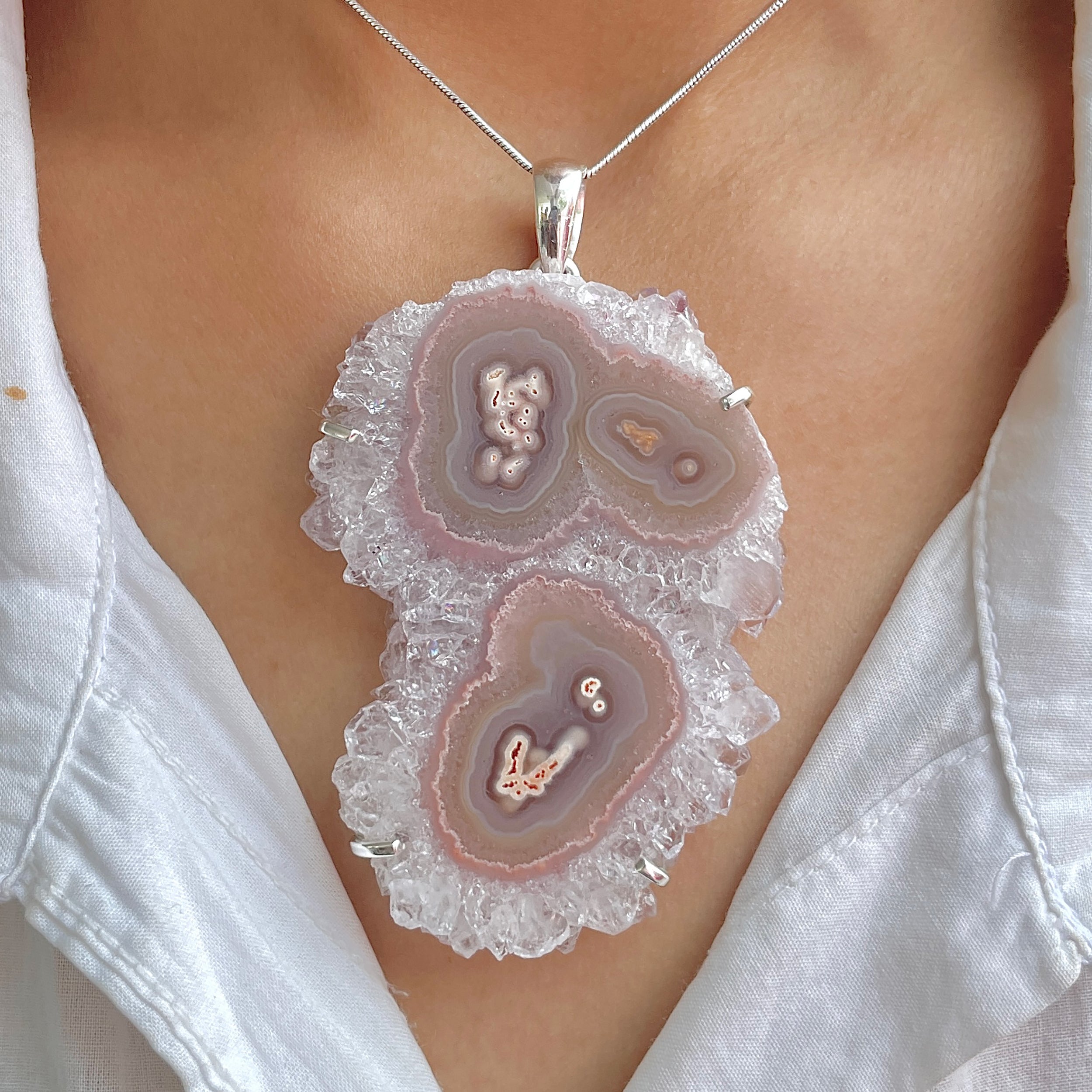 Amethyst Stalactite Pendant-(ASL-P-316.)