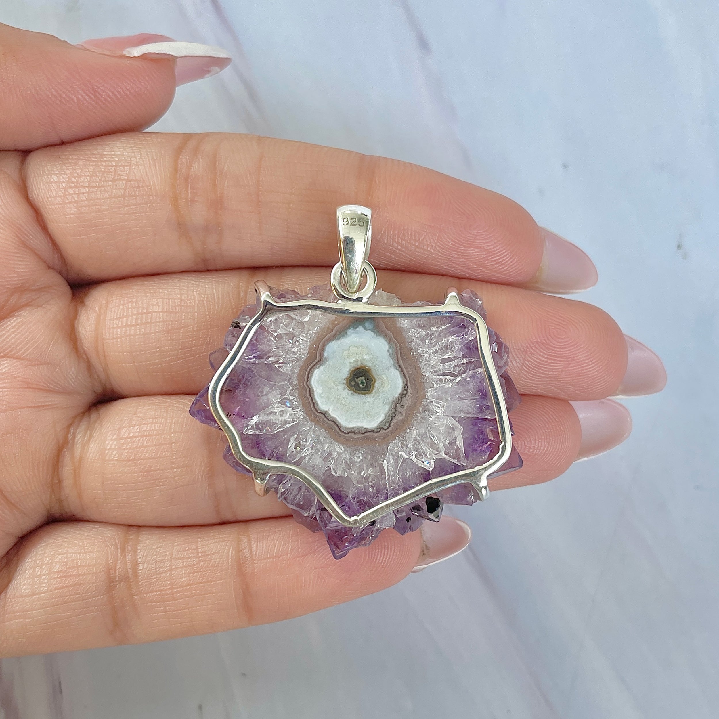 Amethyst Stalactite Pendant-(ASL-P-32.)