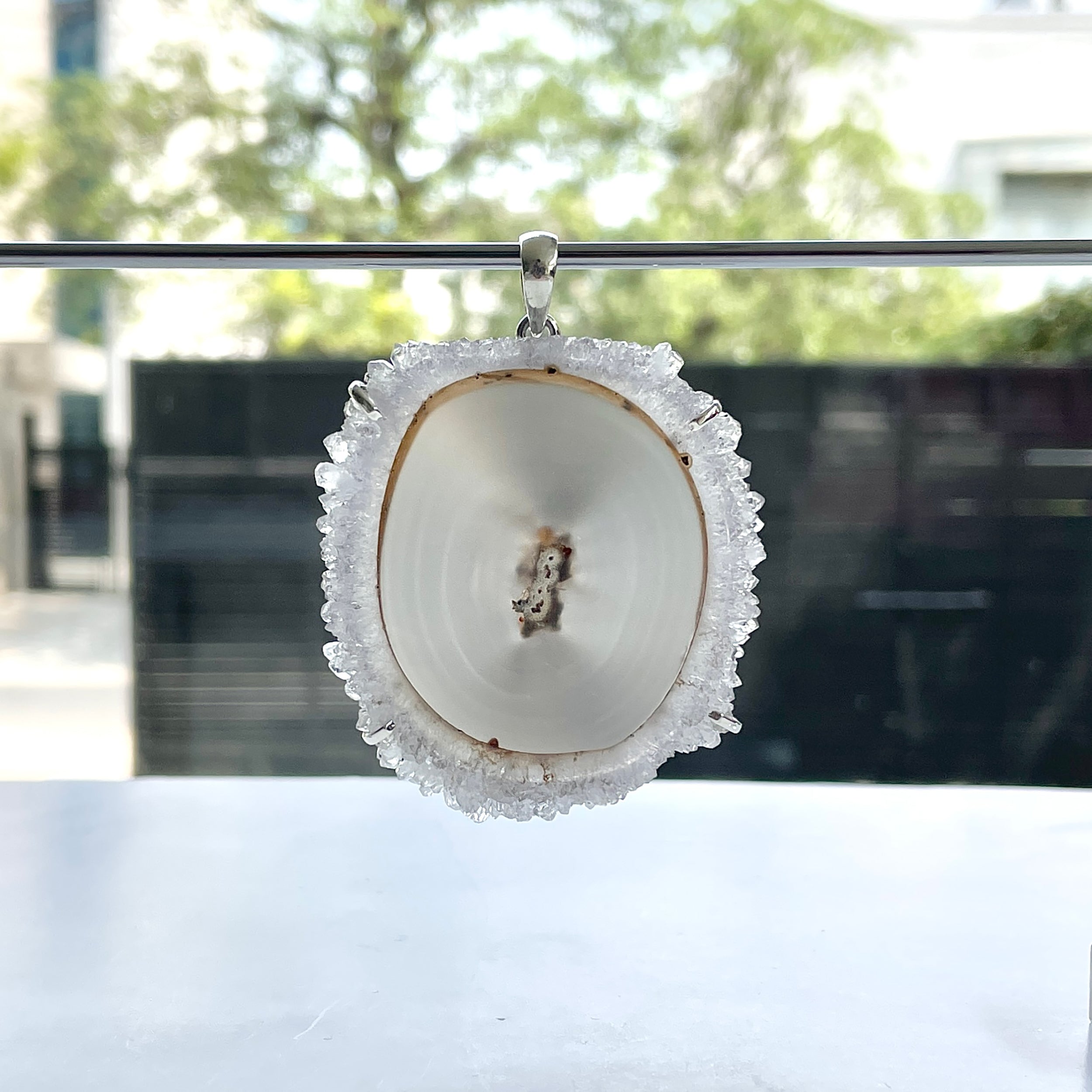 Amethyst Stalactite Pendant-(ASL-P-321.)