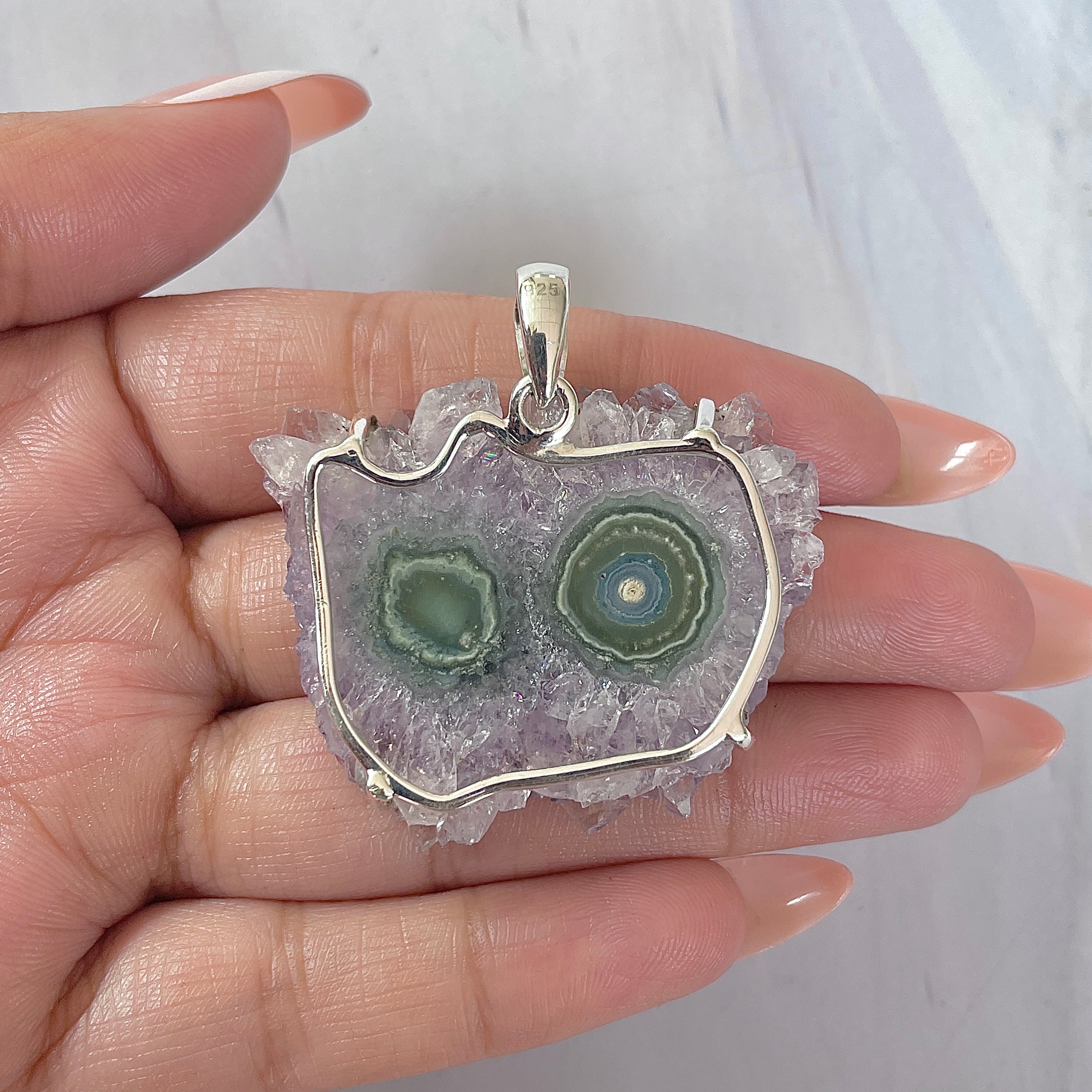 Amethyst Stalactite Pendant-(ASL-P-324.)