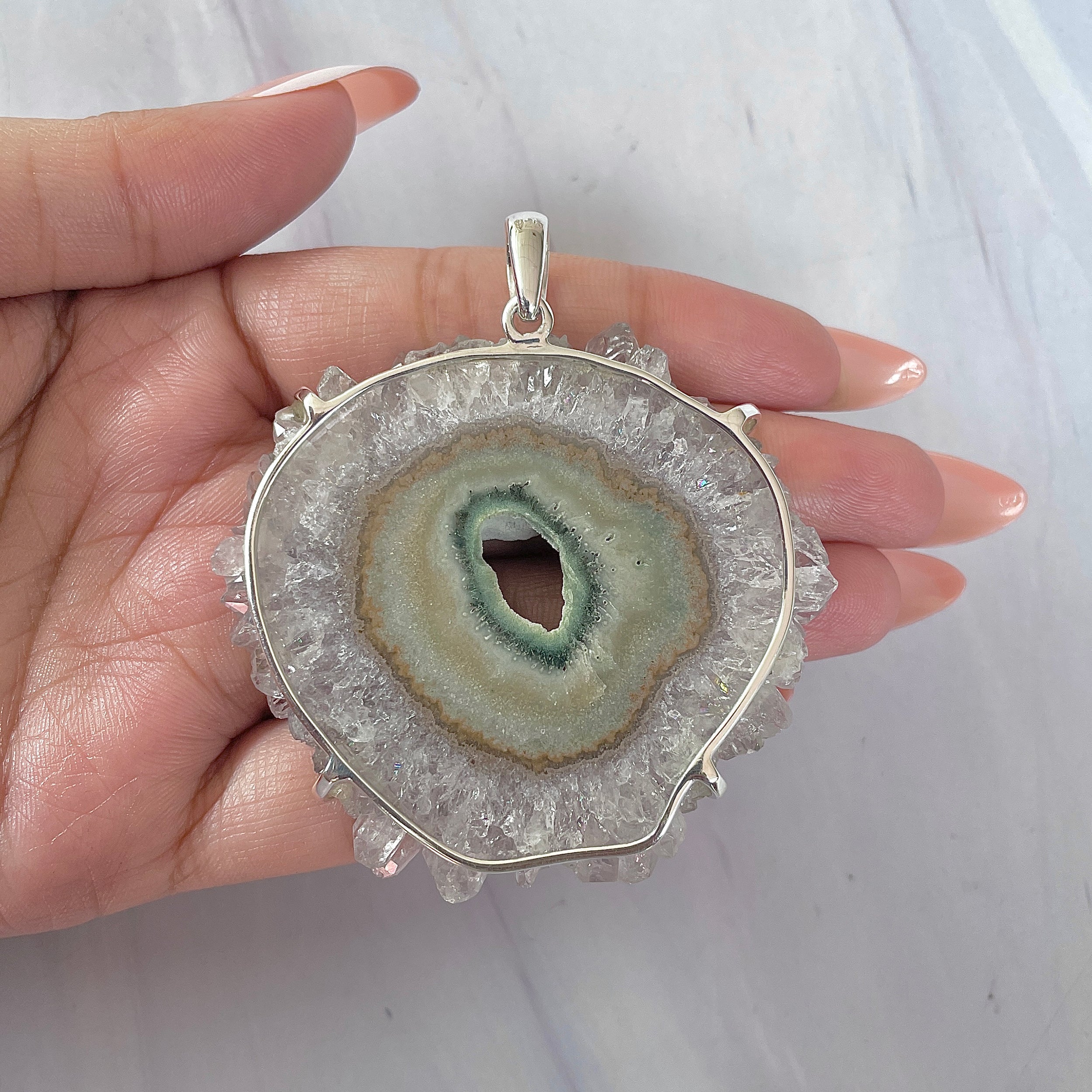 Amethyst Stalactite Pendant-(ASL-P-326.)