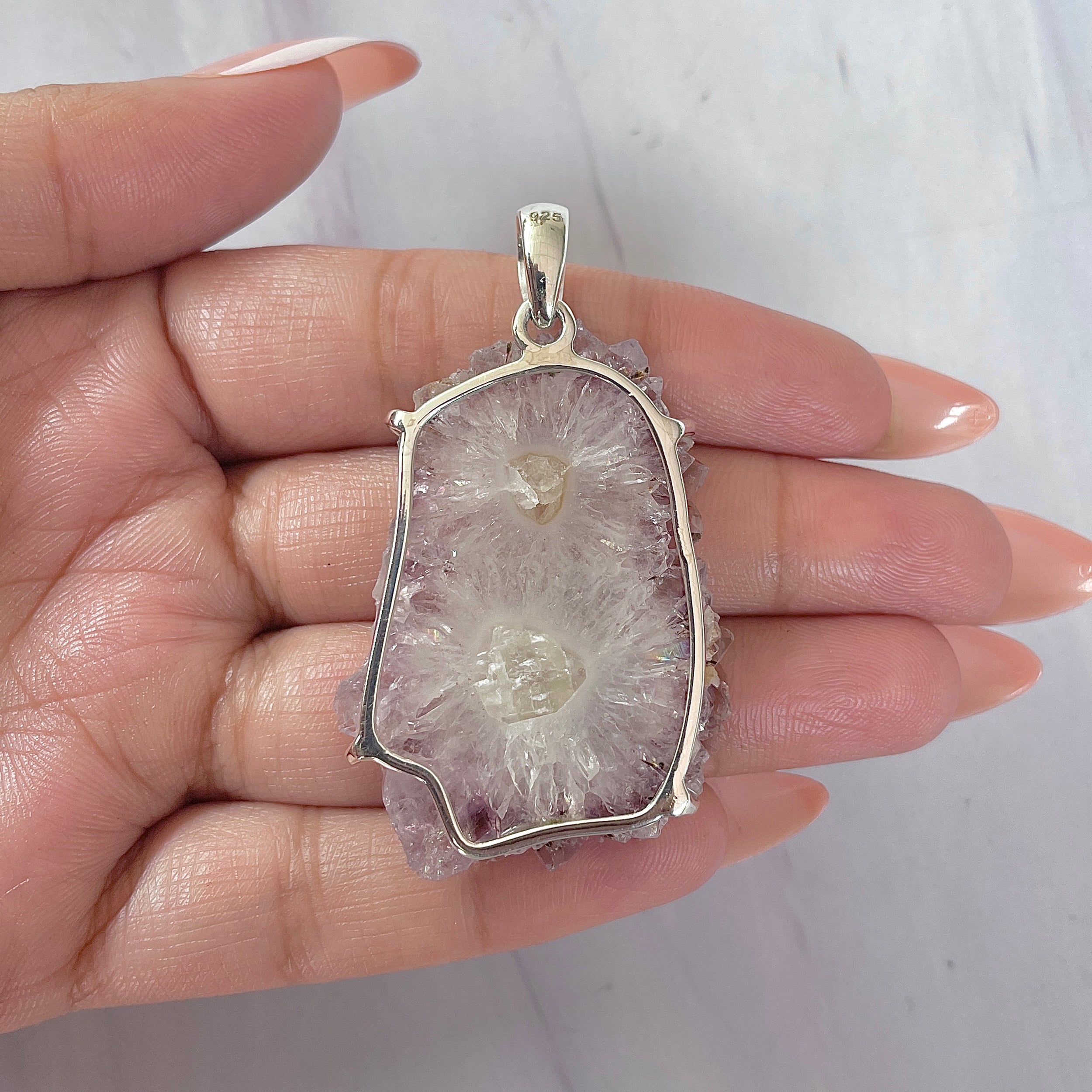 Amethyst Stalactite Pendant-(ASL-P-329.)