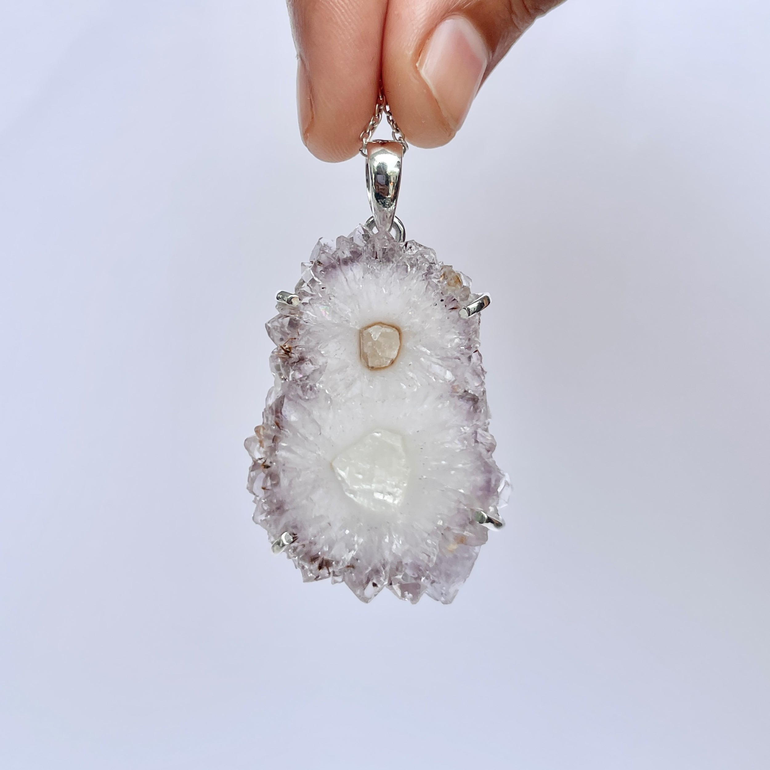 Amethyst Stalactite Pendant-(ASL-P-329.)