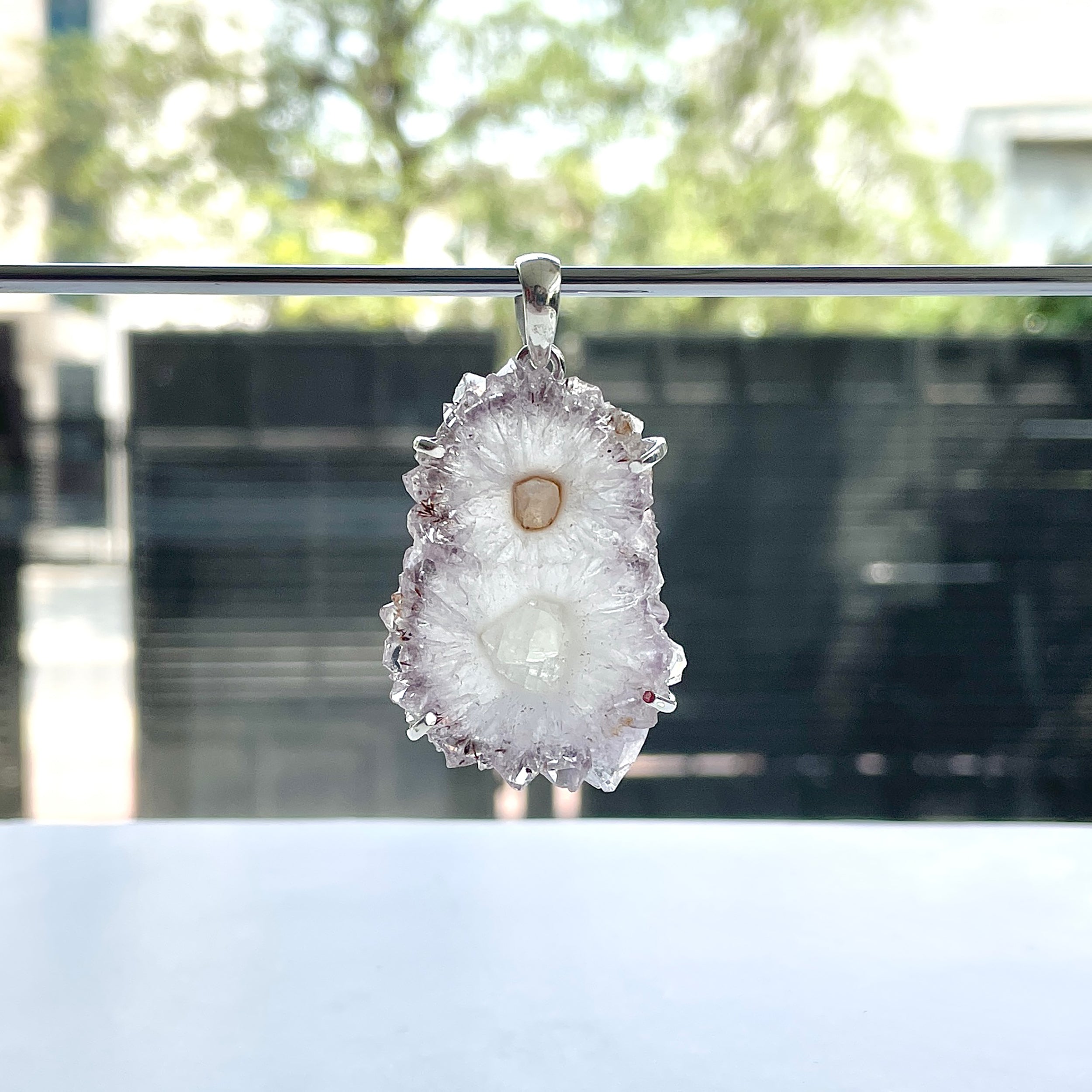 Amethyst Stalactite Pendant-(ASL-P-329.)