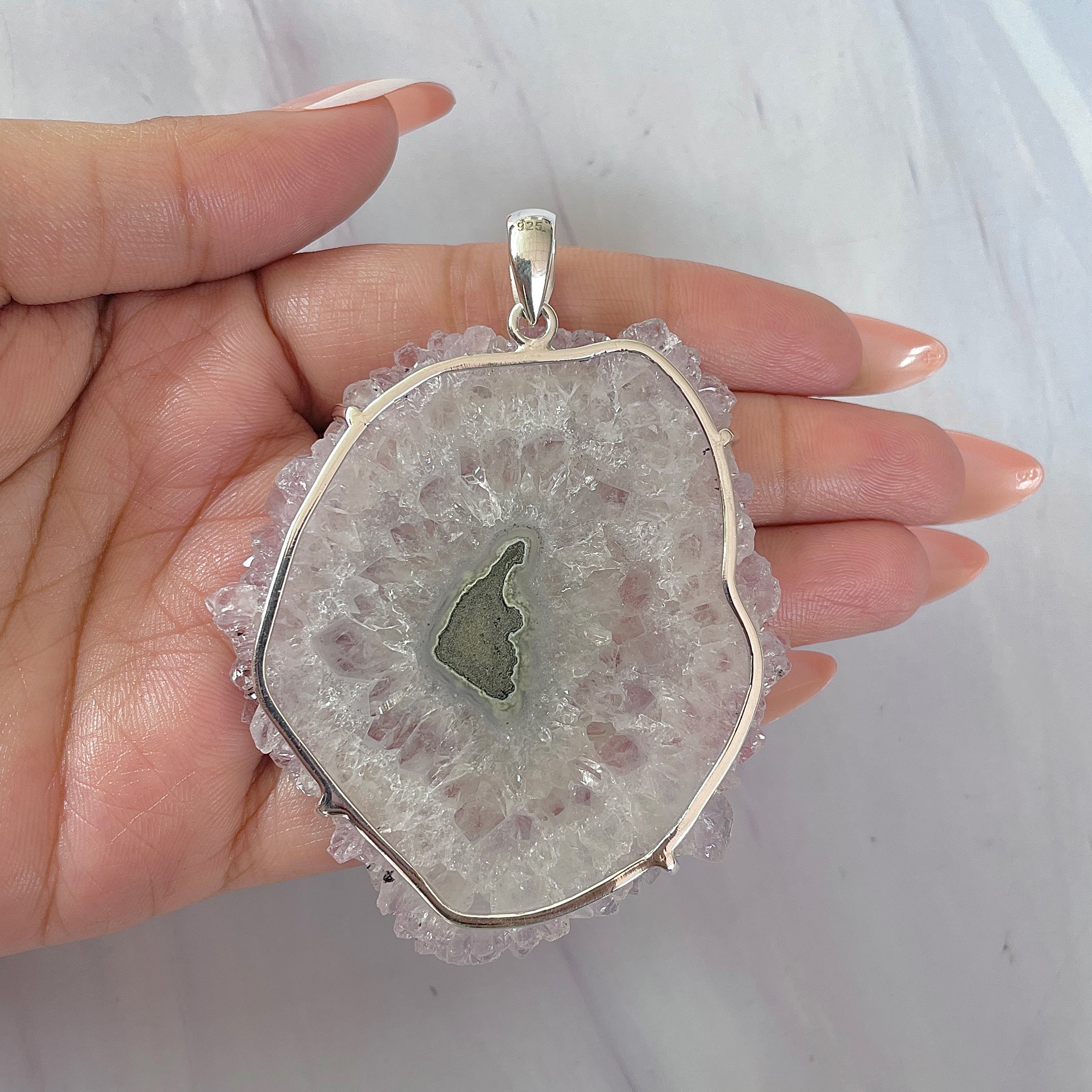 Amethyst Stalactite Pendant-(ASL-P-331.)