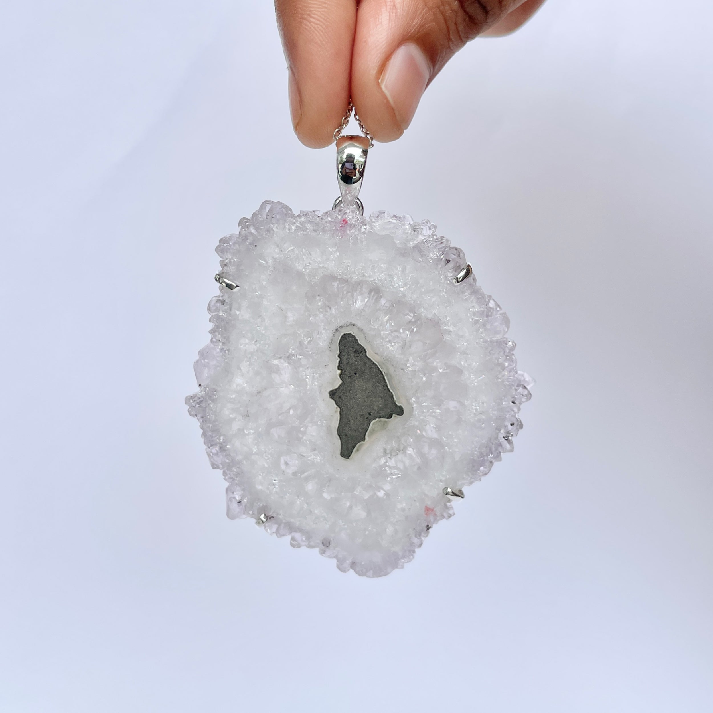 Amethyst Stalactite Pendant-(ASL-P-331.)