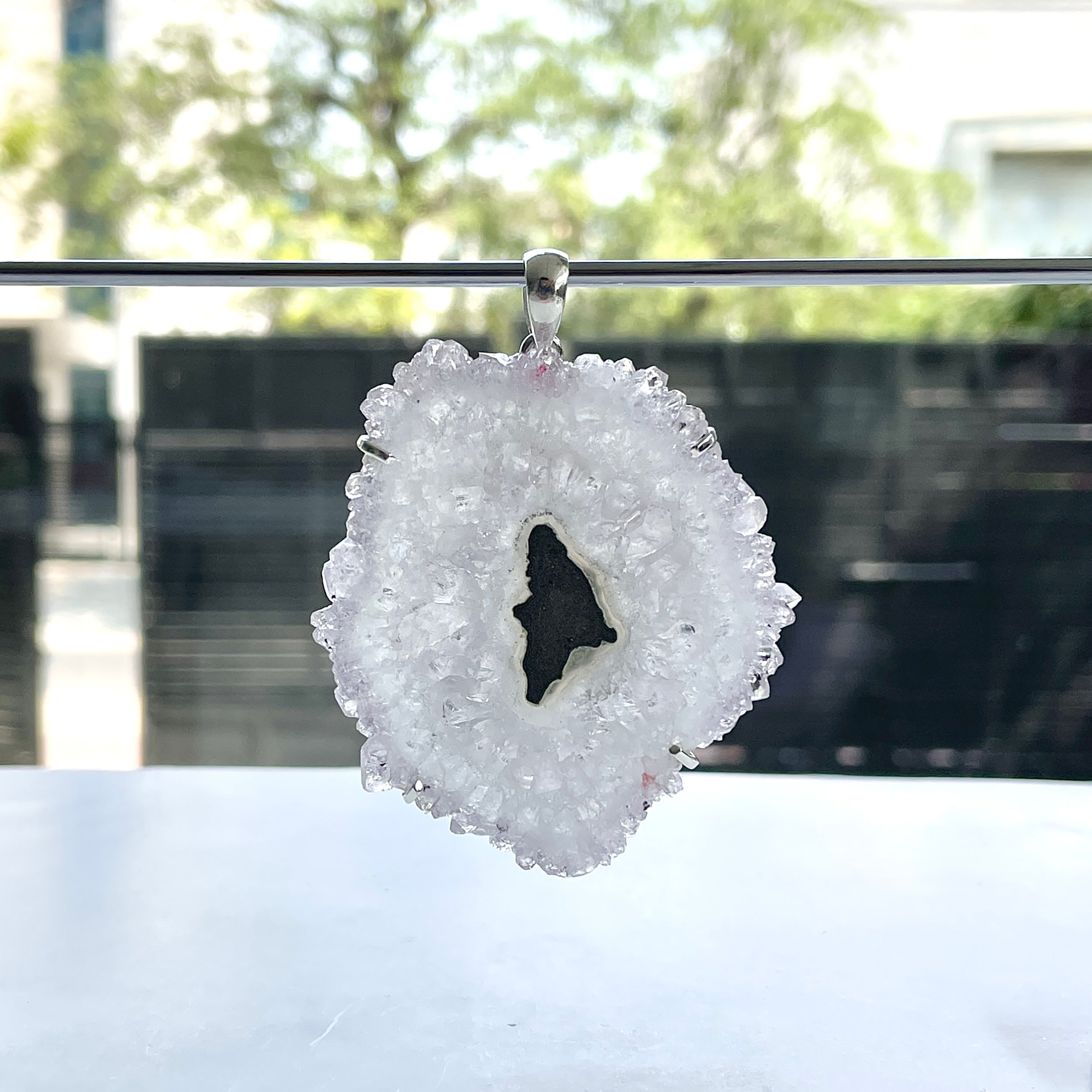 Amethyst Stalactite Pendant-(ASL-P-331.)