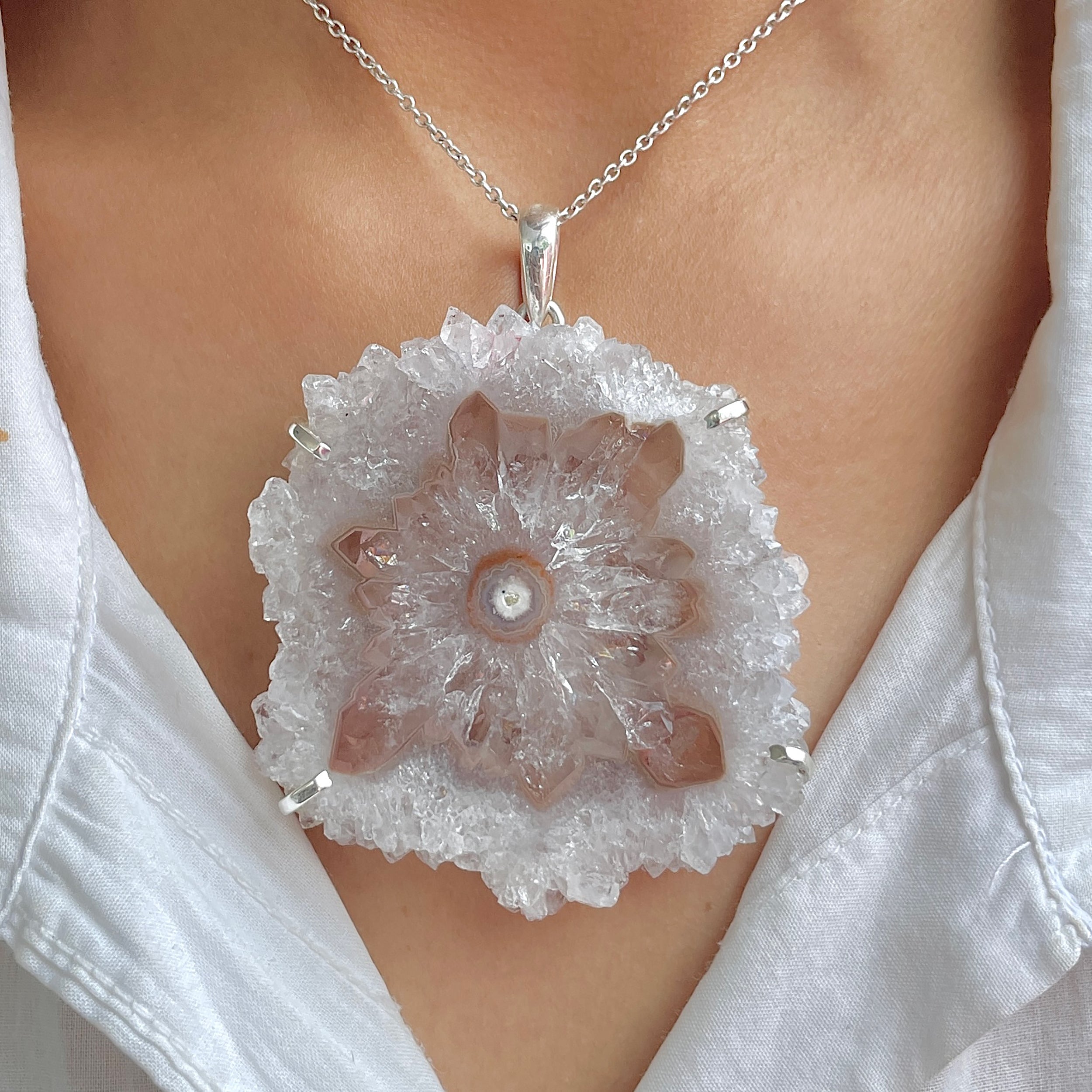 Amethyst Stalactite Pendant-(ASL-P-332.)