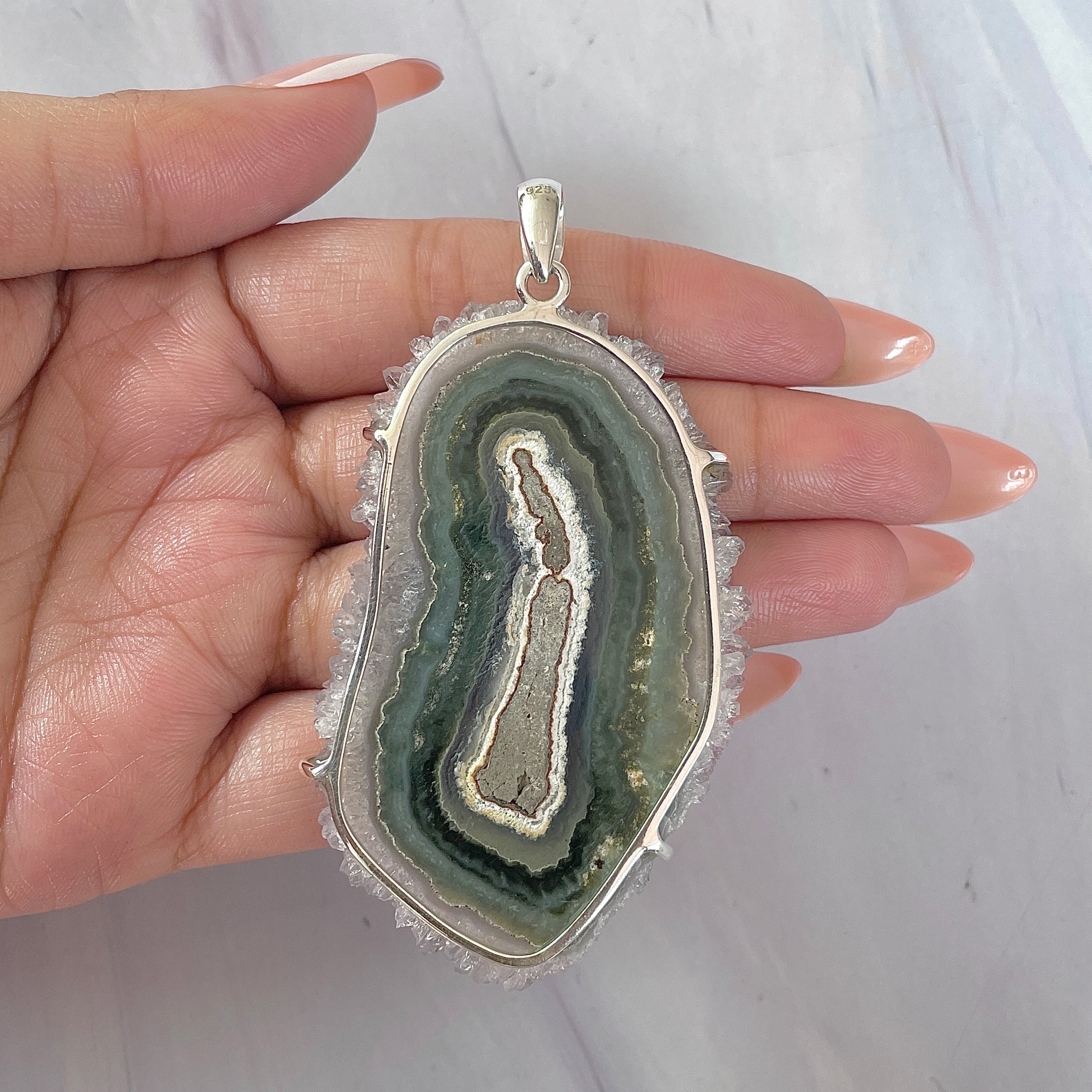 Amethyst Stalactite Pendant-(ASL-P-333.)