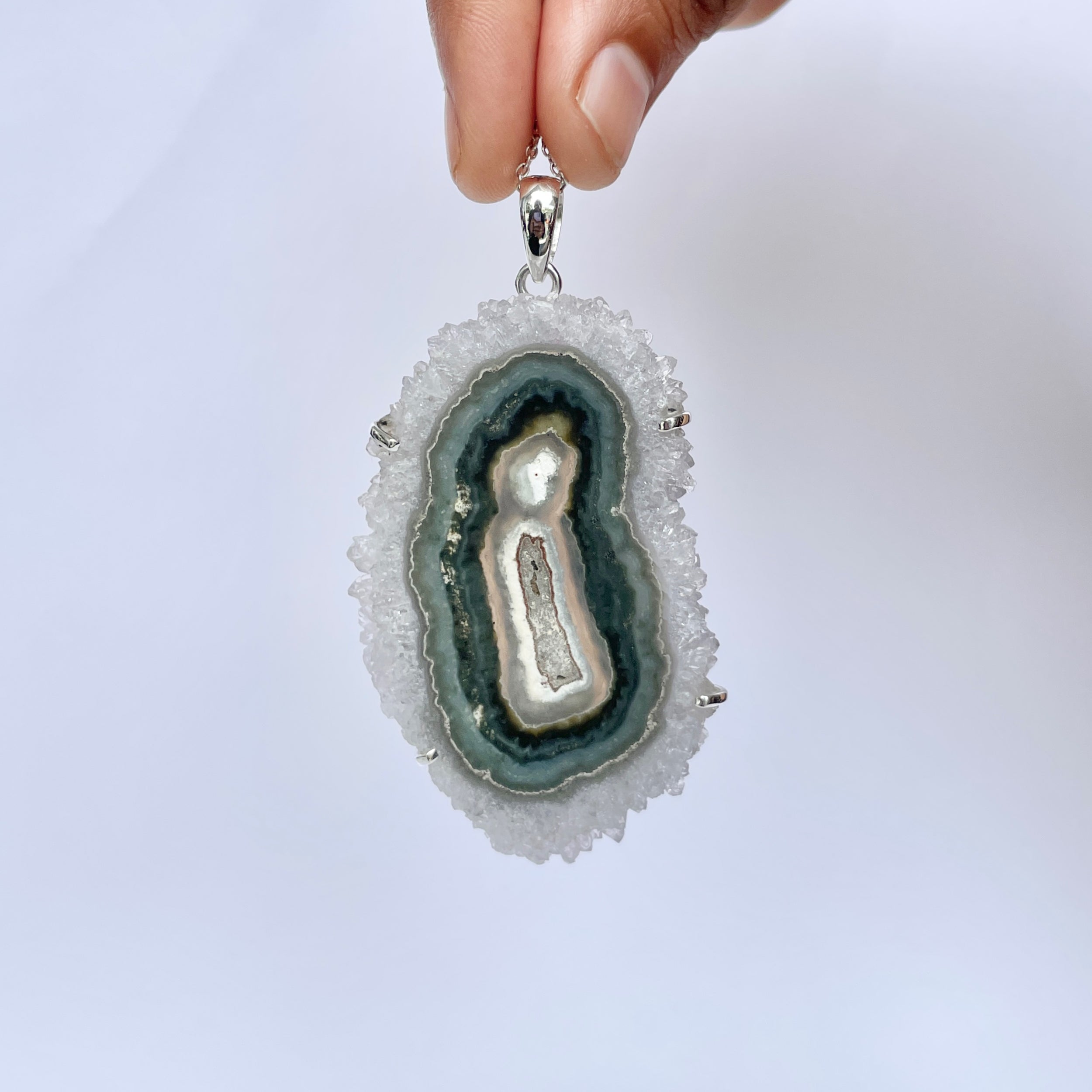 Amethyst Stalactite Pendant-(ASL-P-333.)