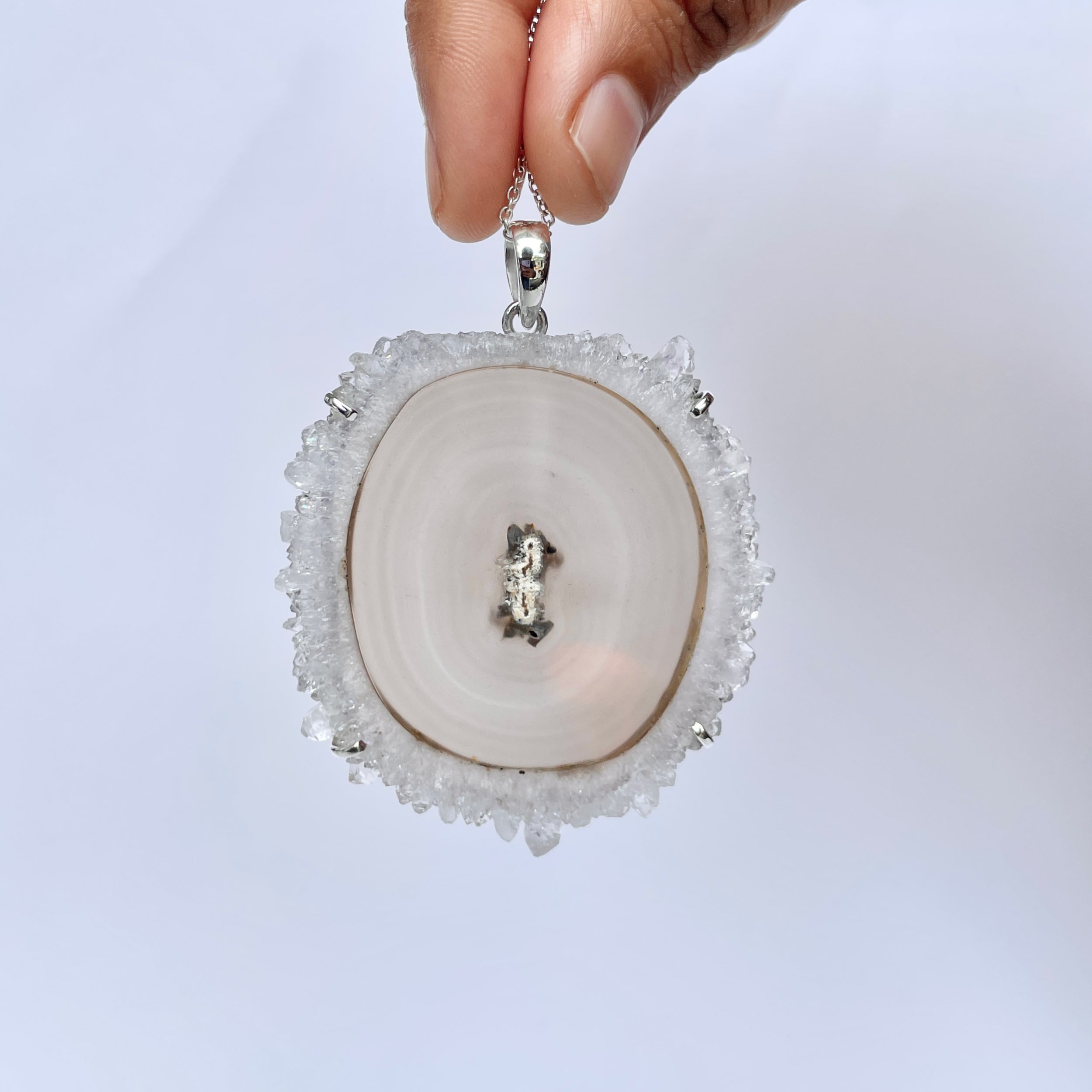 Amethyst Stalactite Pendant-(ASL-P-336.)