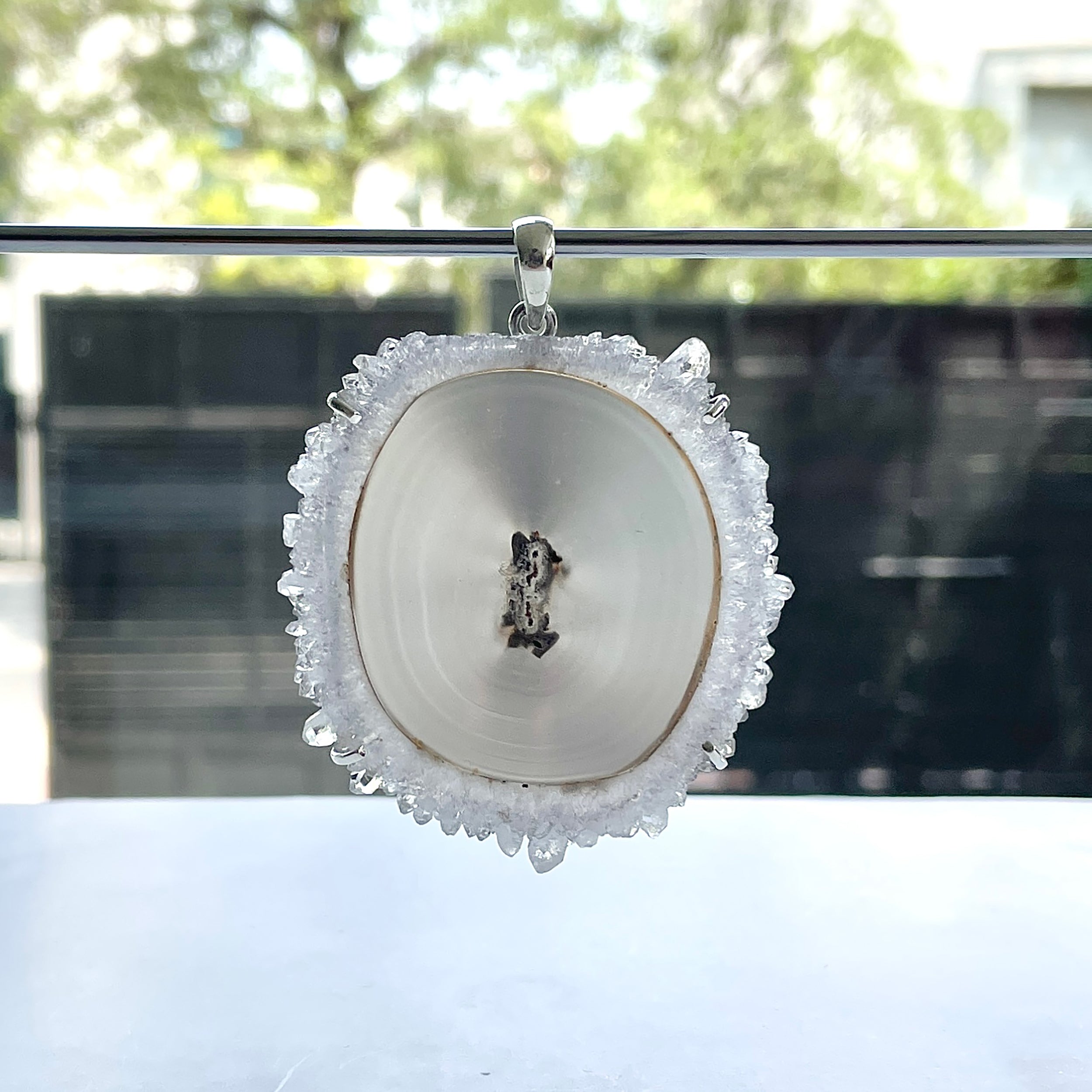 Amethyst Stalactite Pendant-(ASL-P-336.)