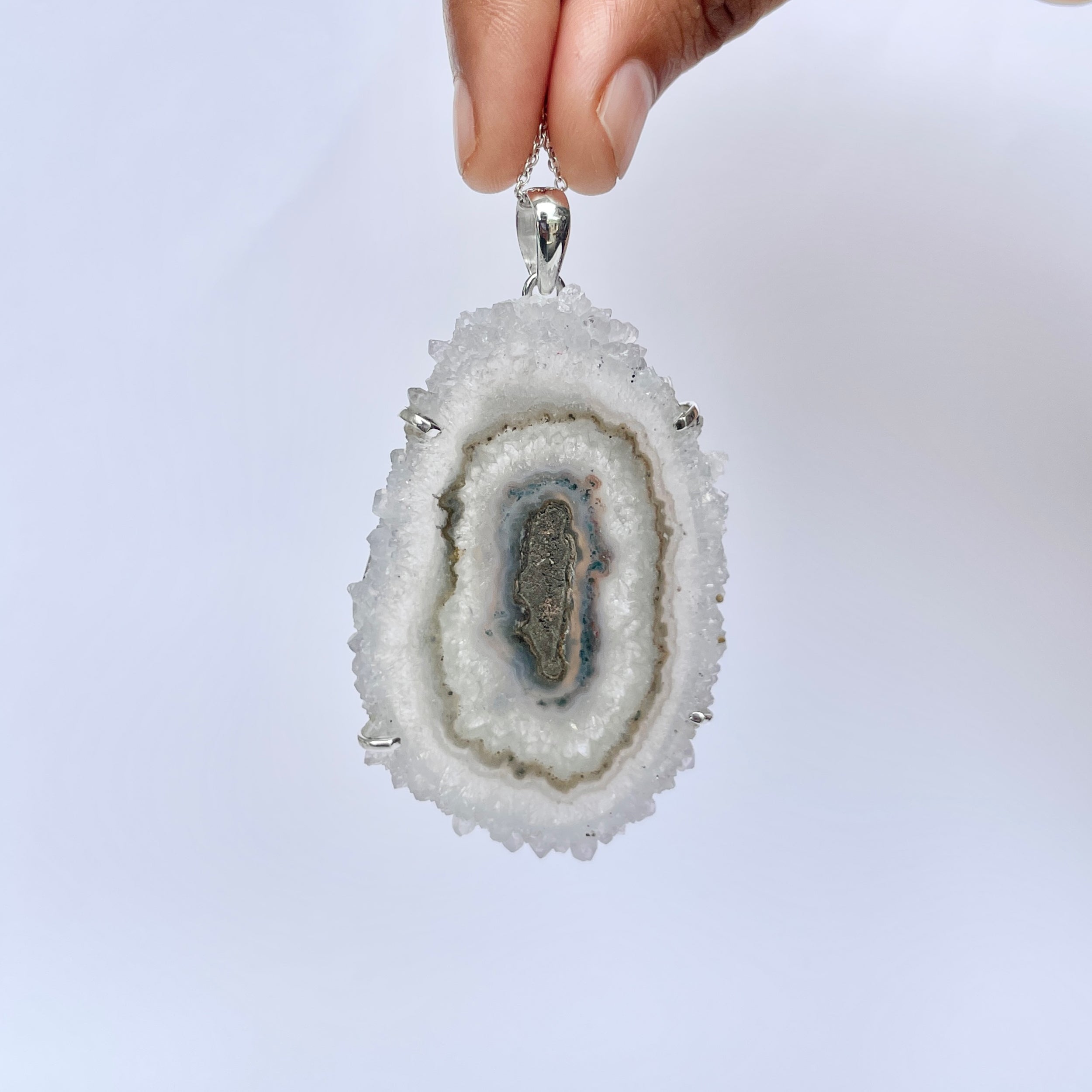 Amethyst Stalactite Pendant-(ASL-P-337.)