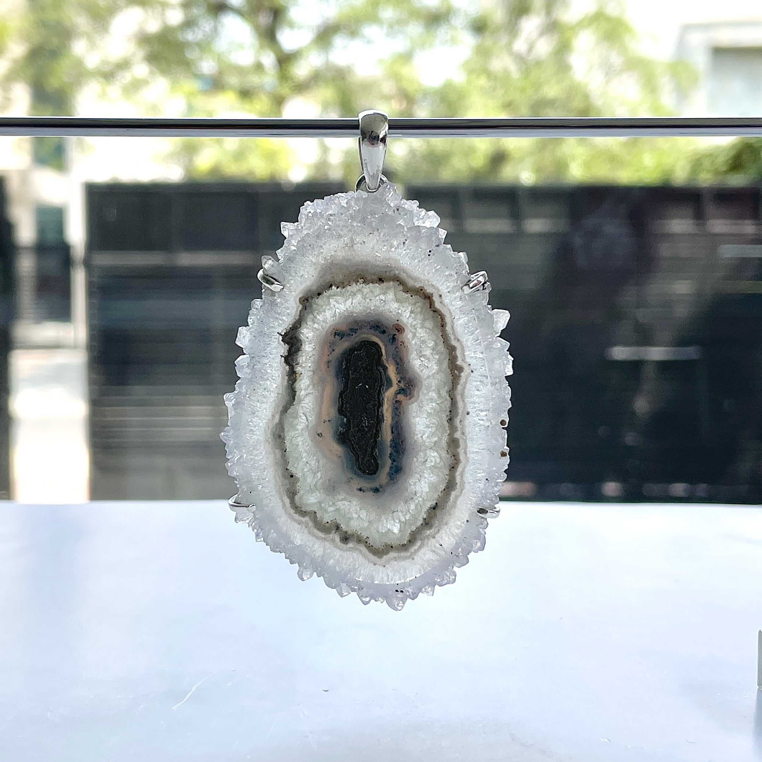 Amethyst Stalactite Pendant-(ASL-P-337.)